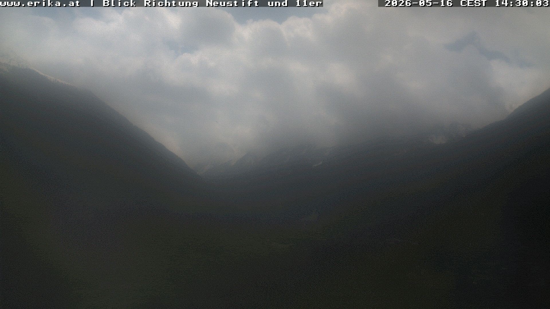 Archiv Foto Webcam Neustift: Blick vom Hotel Erika