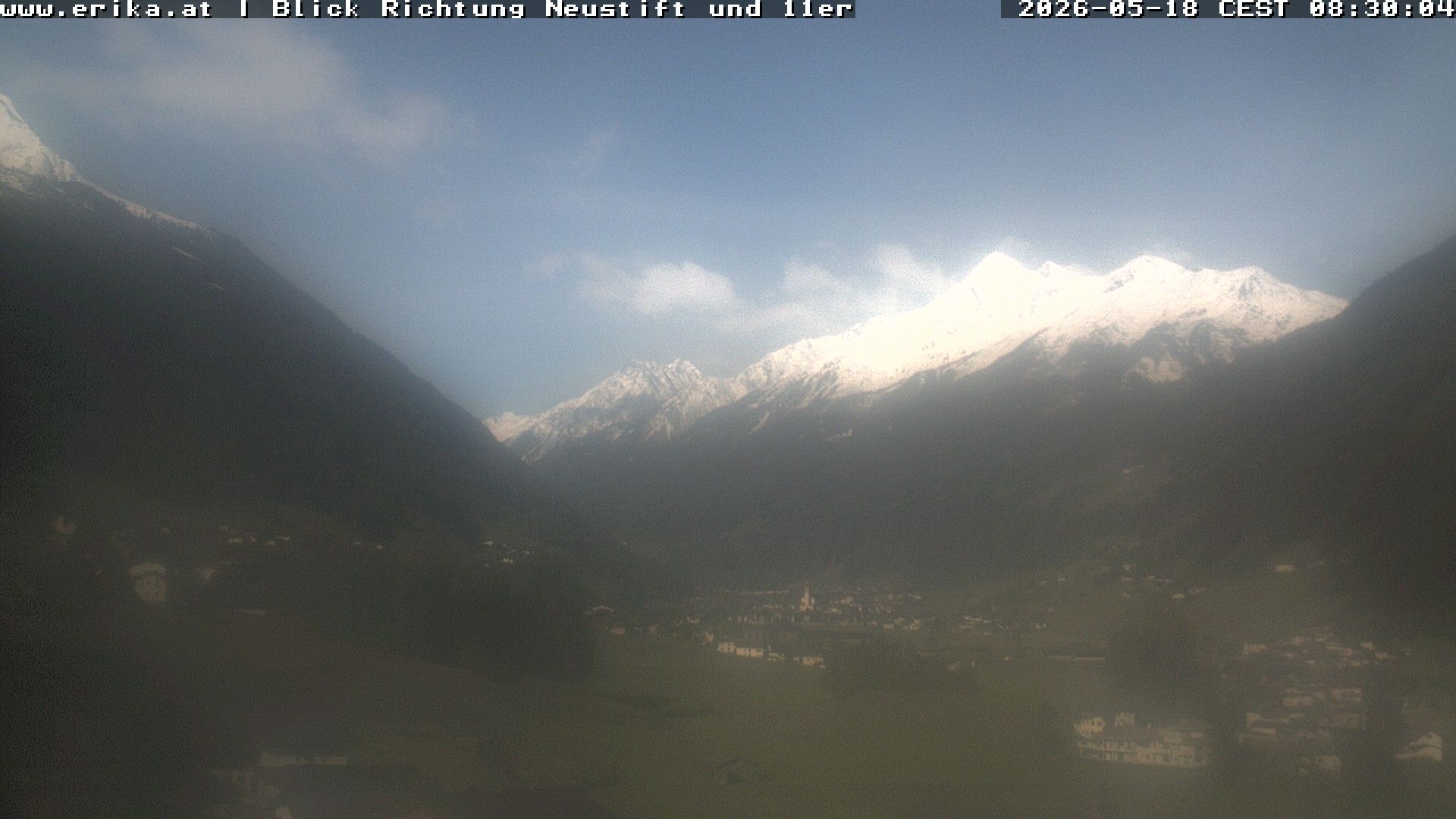 Archiv Foto Webcam Neustift: Blick vom Hotel Erika