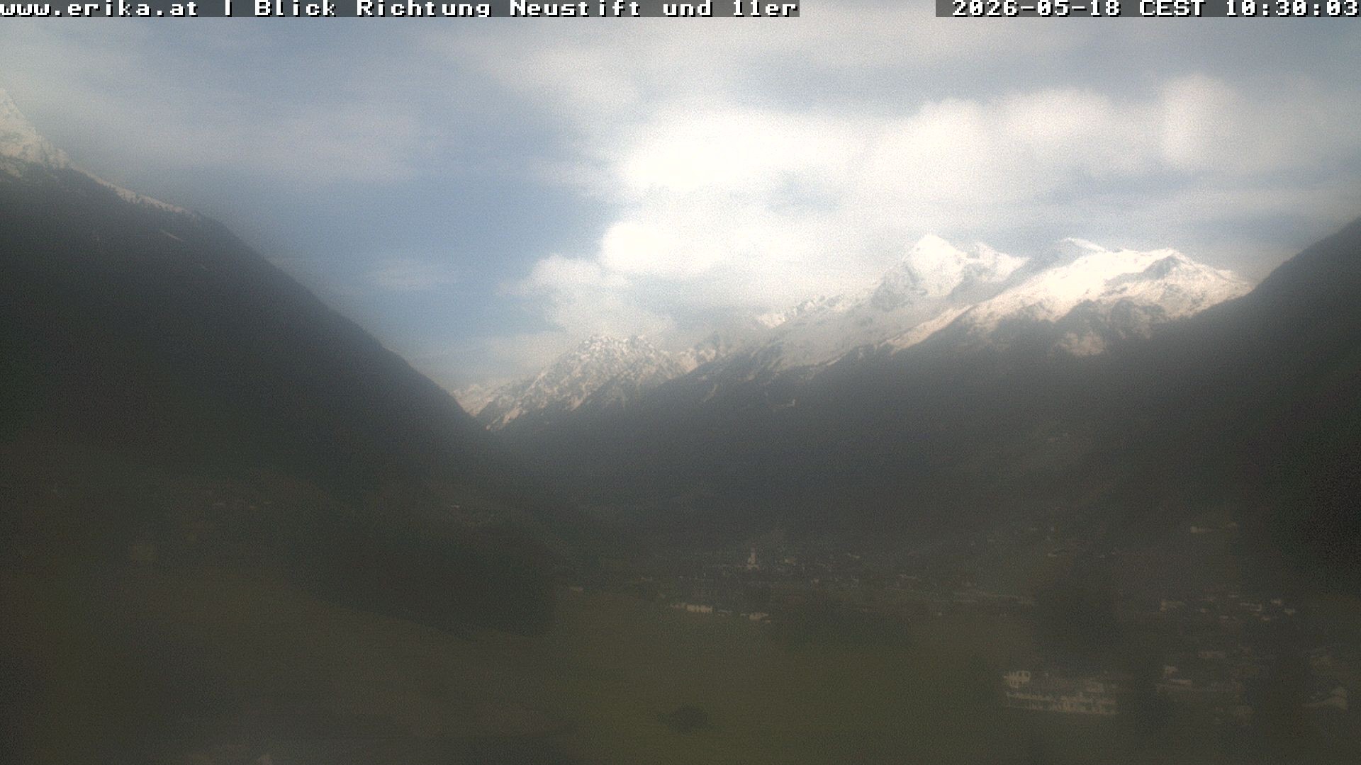 Archiv Foto Webcam Neustift: Blick vom Hotel Erika