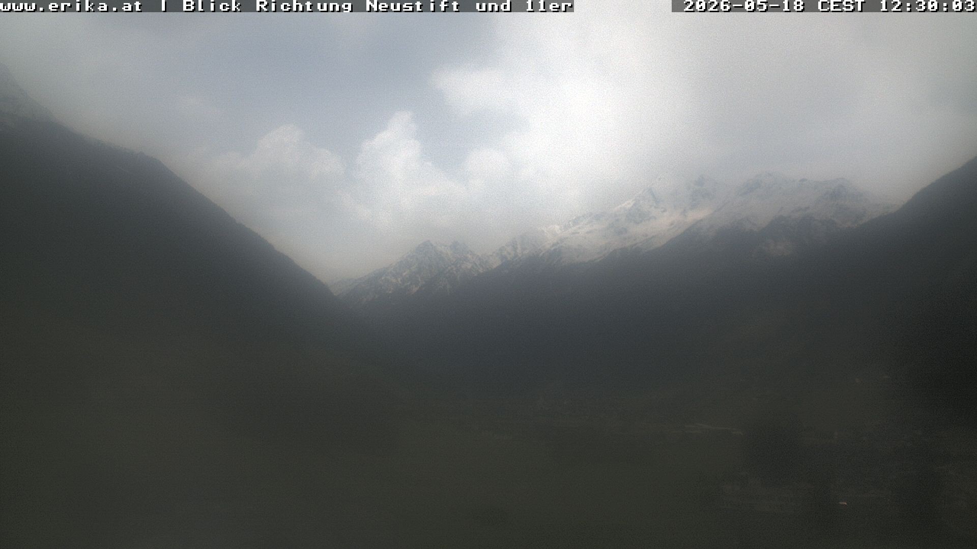 Archiv Foto Webcam Neustift: Blick vom Hotel Erika