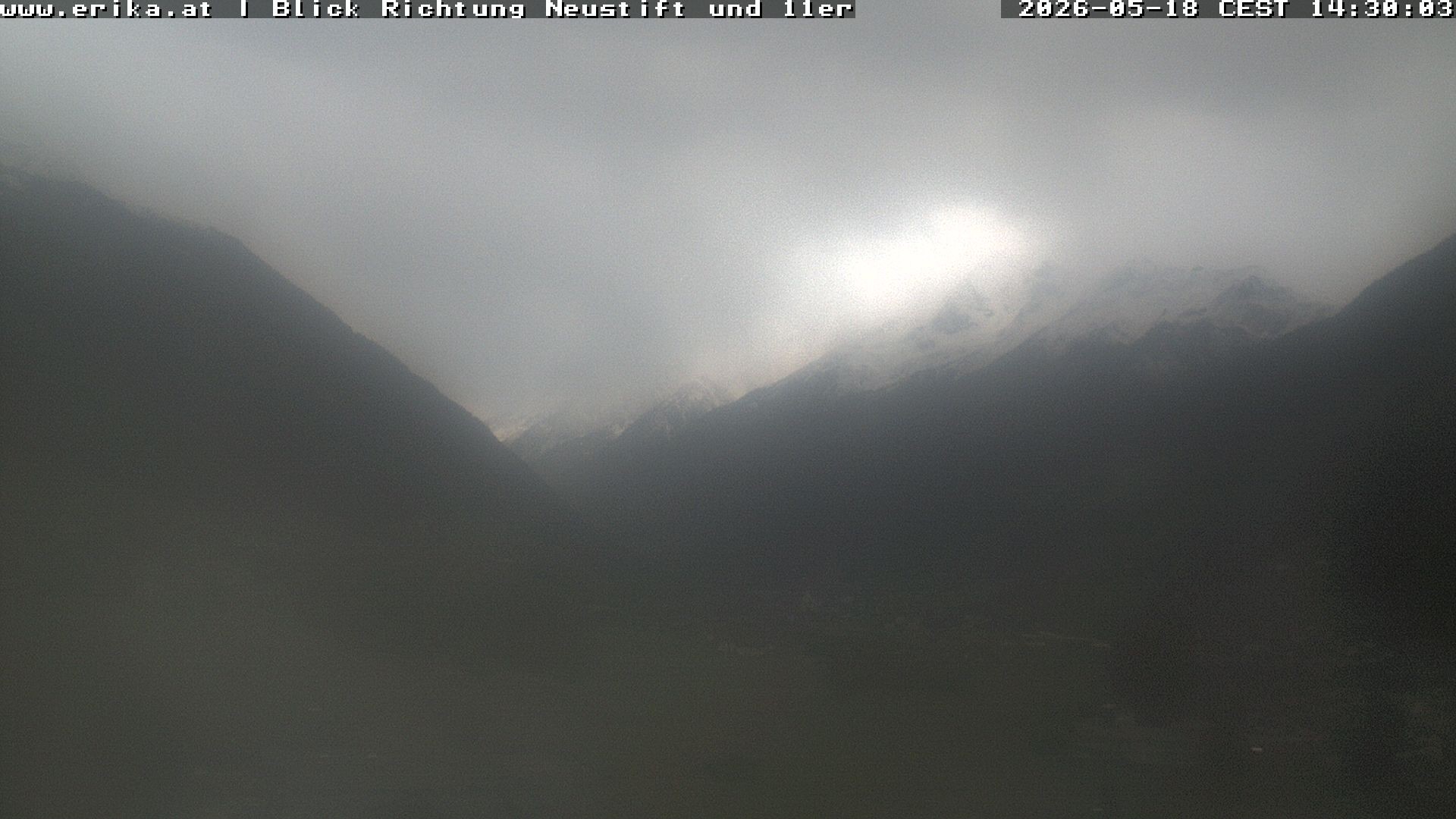 Archiv Foto Webcam Neustift: Blick vom Hotel Erika