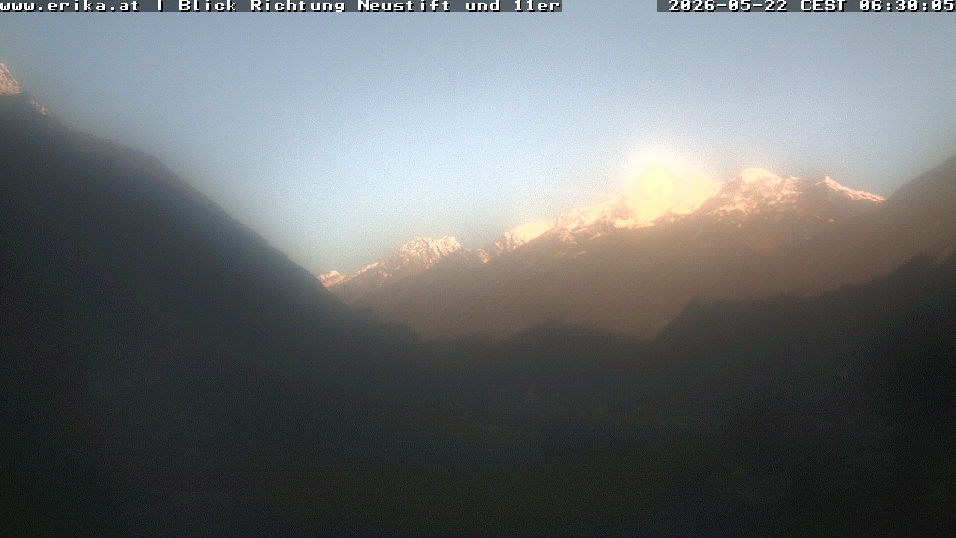 Archiv Foto Webcam Neustift: Blick vom Hotel Erika