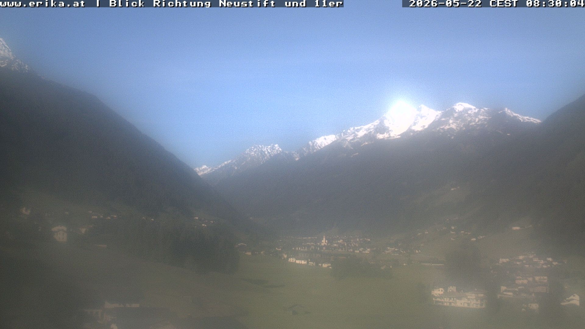 Archiv Foto Webcam Neustift: Blick vom Hotel Erika