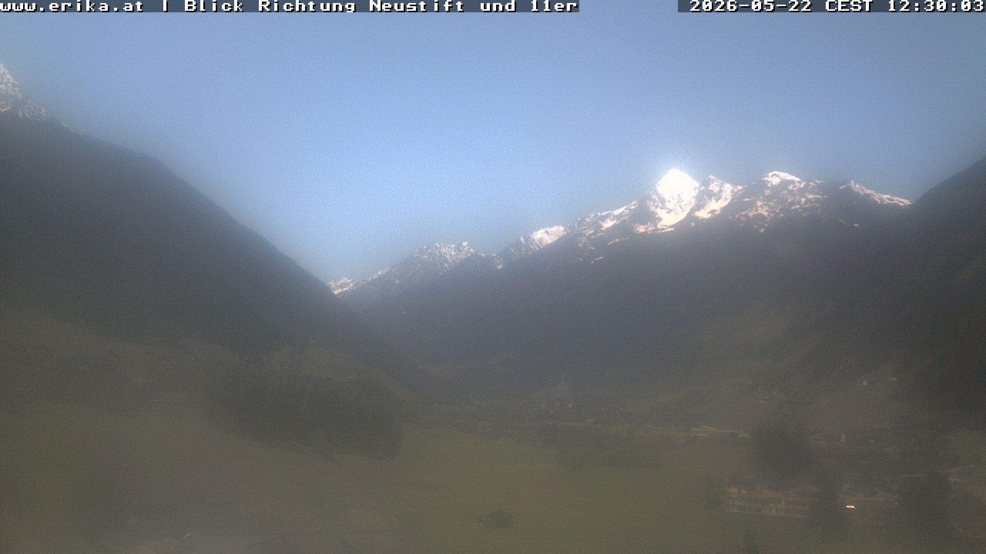 Archiv Foto Webcam Neustift: Blick vom Hotel Erika