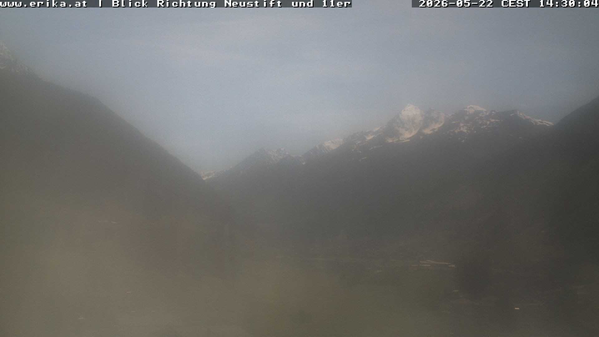Archiv Foto Webcam Neustift: Blick vom Hotel Erika