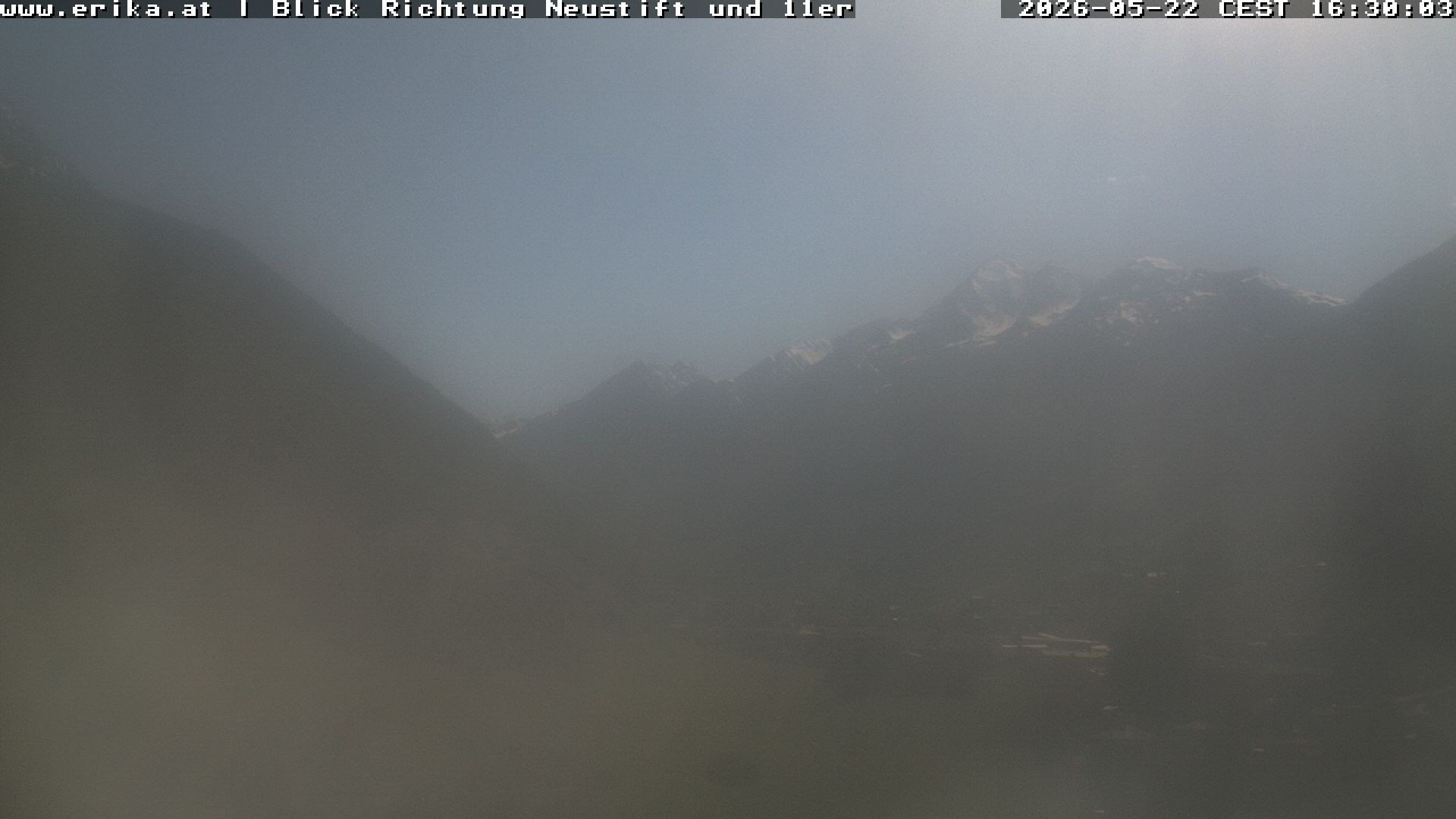Archiv Foto Webcam Neustift: Blick vom Hotel Erika