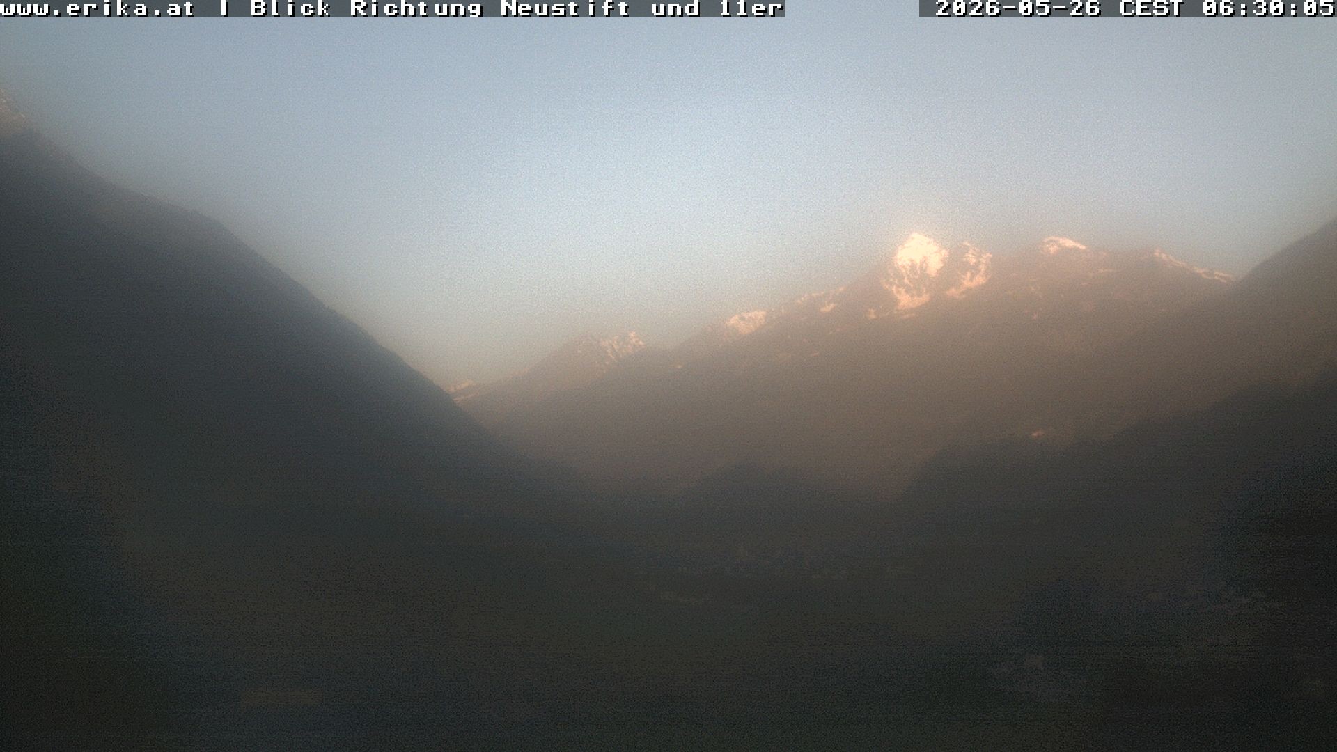 Archiv Foto Webcam Neustift: Blick vom Hotel Erika