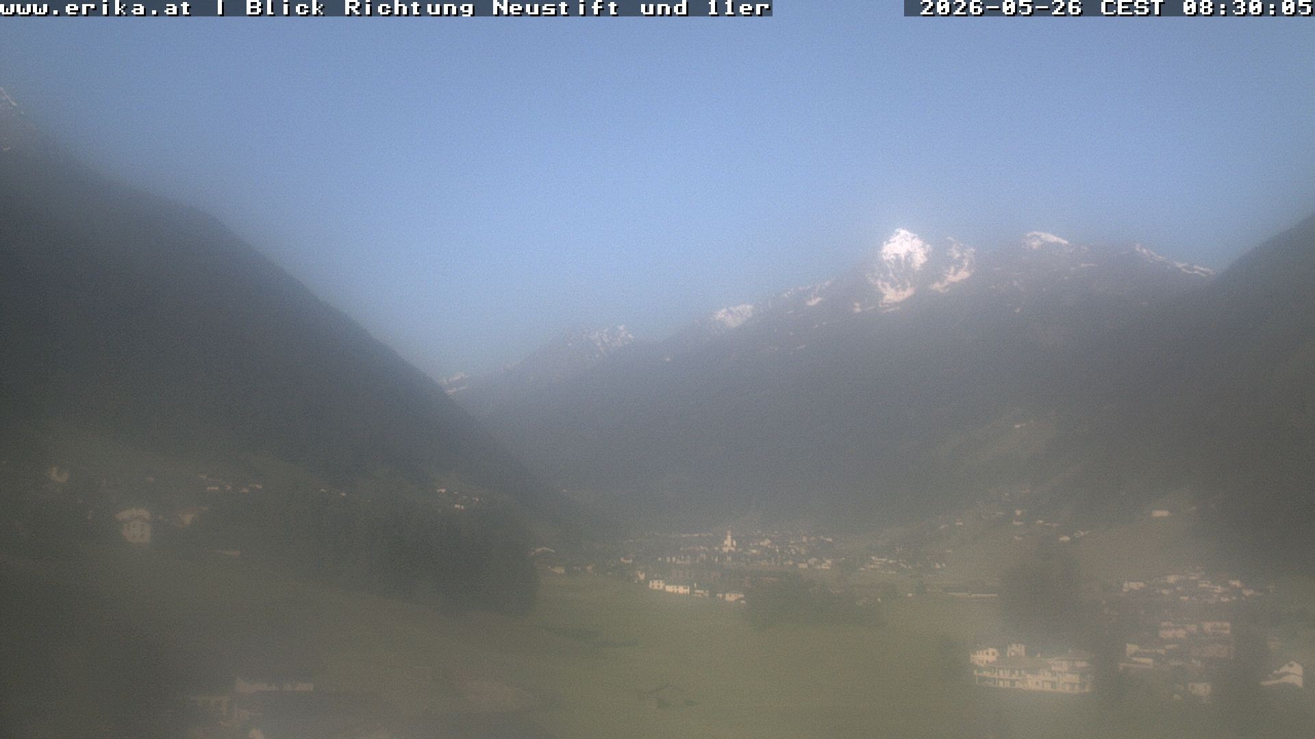 Archiv Foto Webcam Neustift: Blick vom Hotel Erika