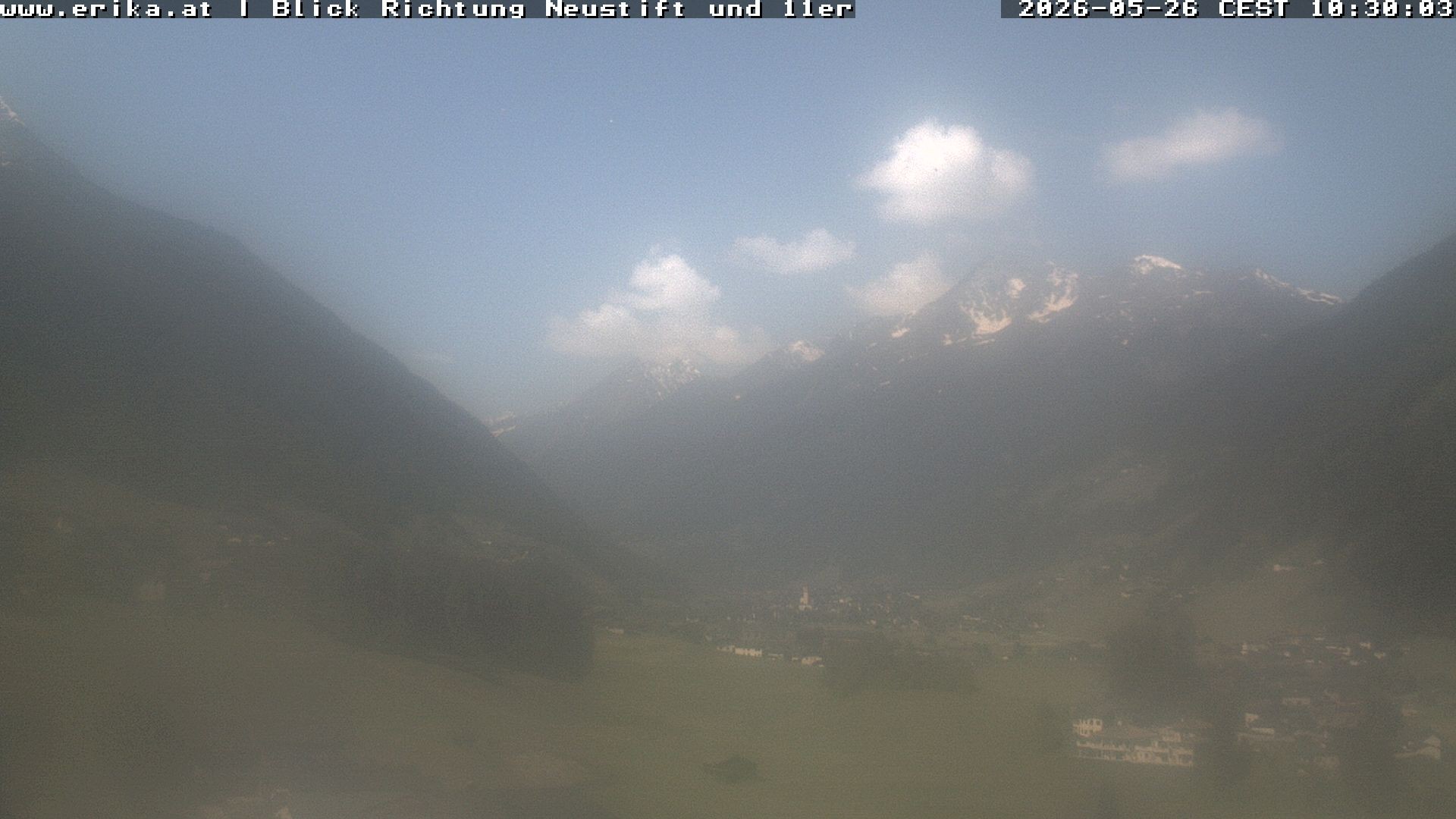 Archiv Foto Webcam Neustift: Blick vom Hotel Erika