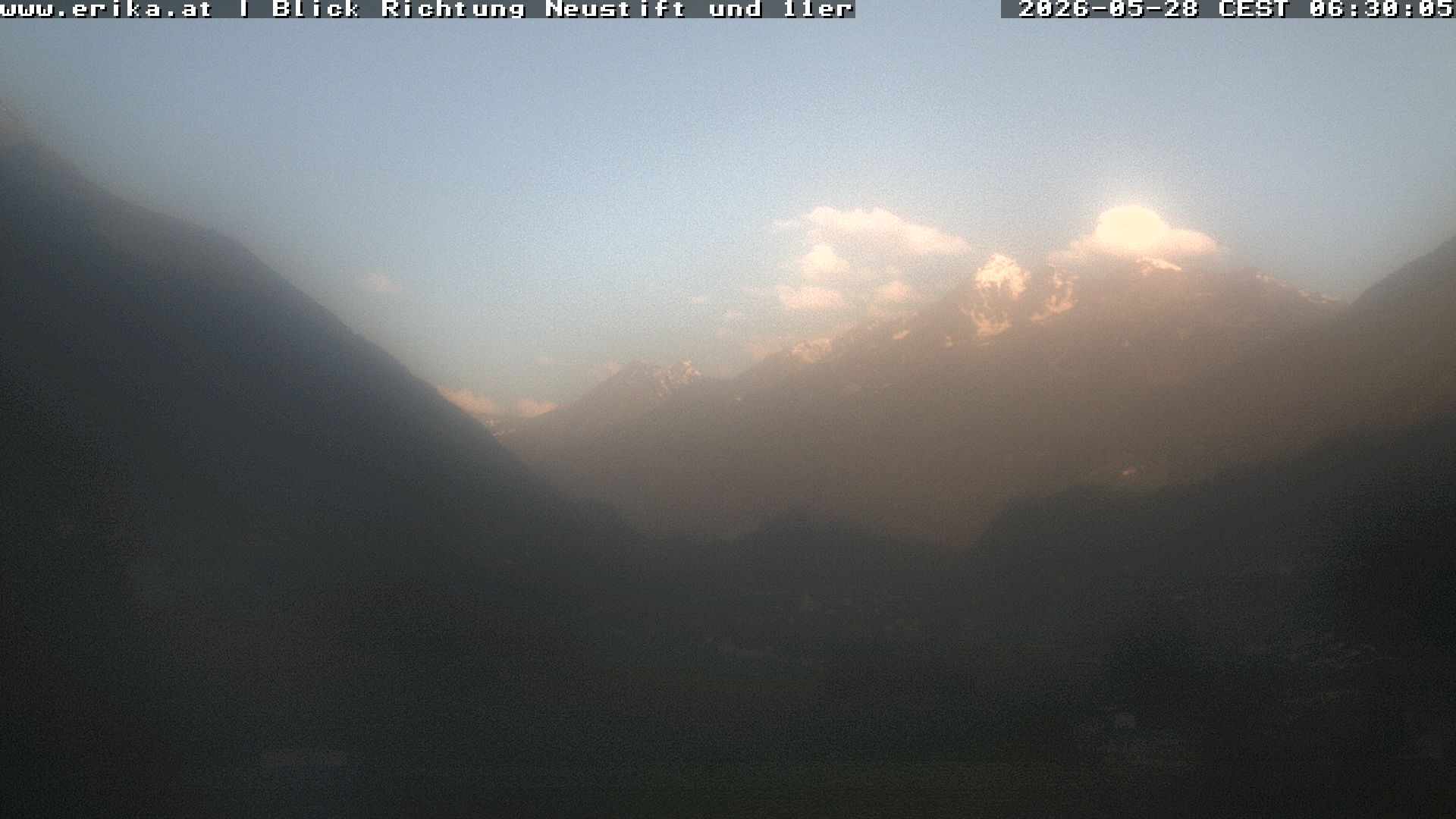 Archiv Foto Webcam Neustift: Blick vom Hotel Erika