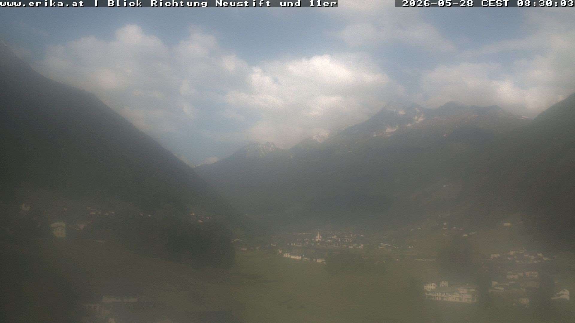 Archiv Foto Webcam Neustift: Blick vom Hotel Erika