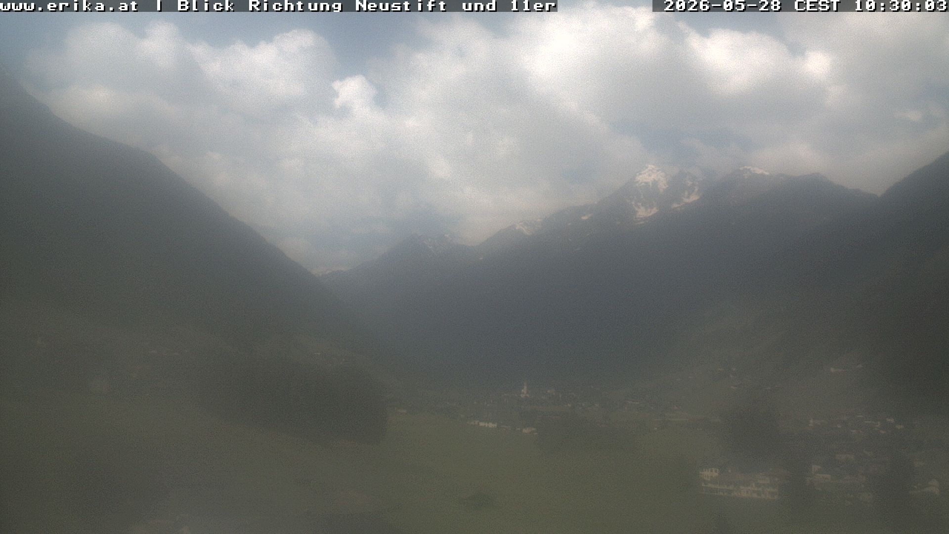 Archiv Foto Webcam Neustift: Blick vom Hotel Erika