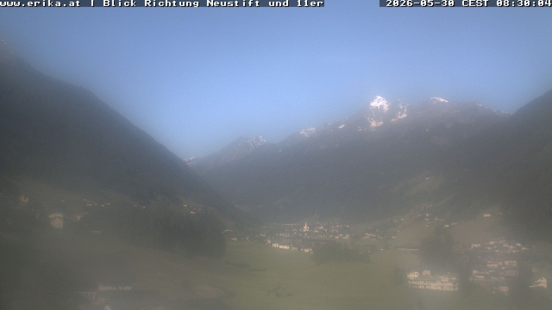 Archiv Foto Webcam Neustift: Blick vom Hotel Erika
