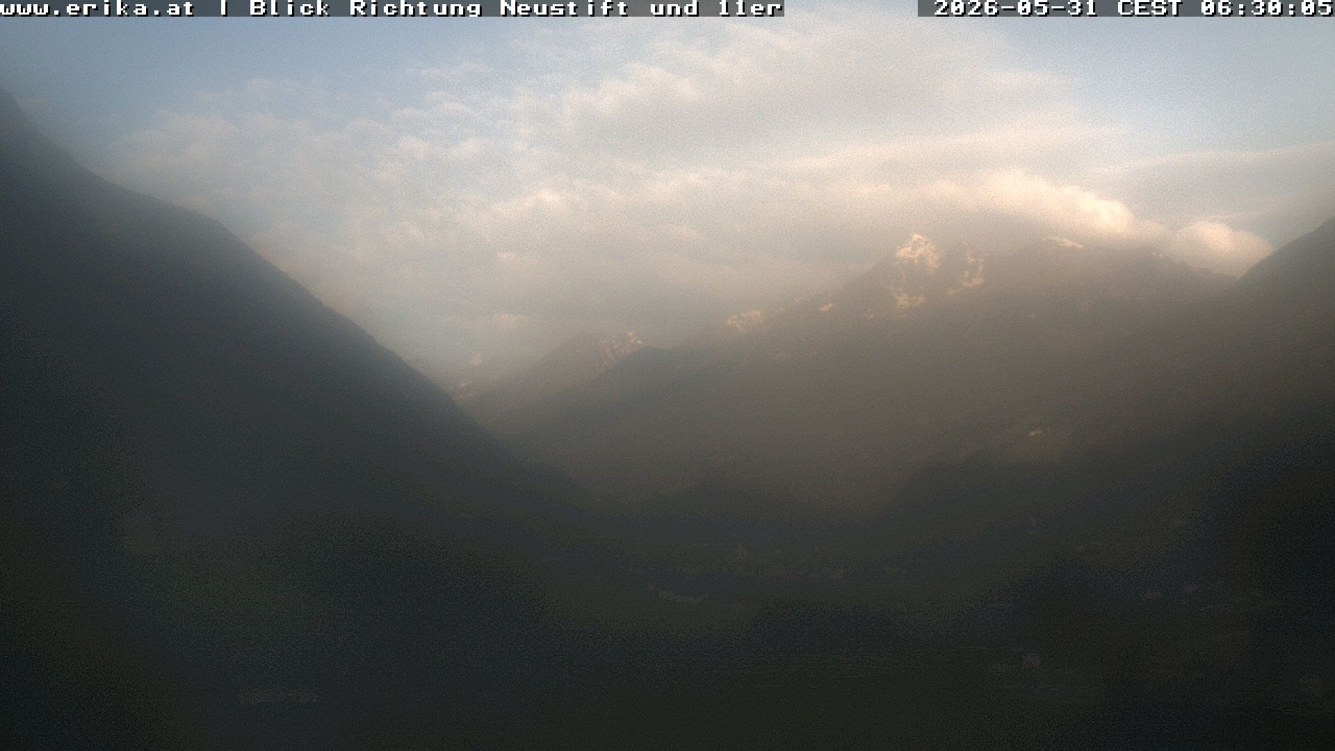 Archiv Foto Webcam Neustift: Blick vom Hotel Erika