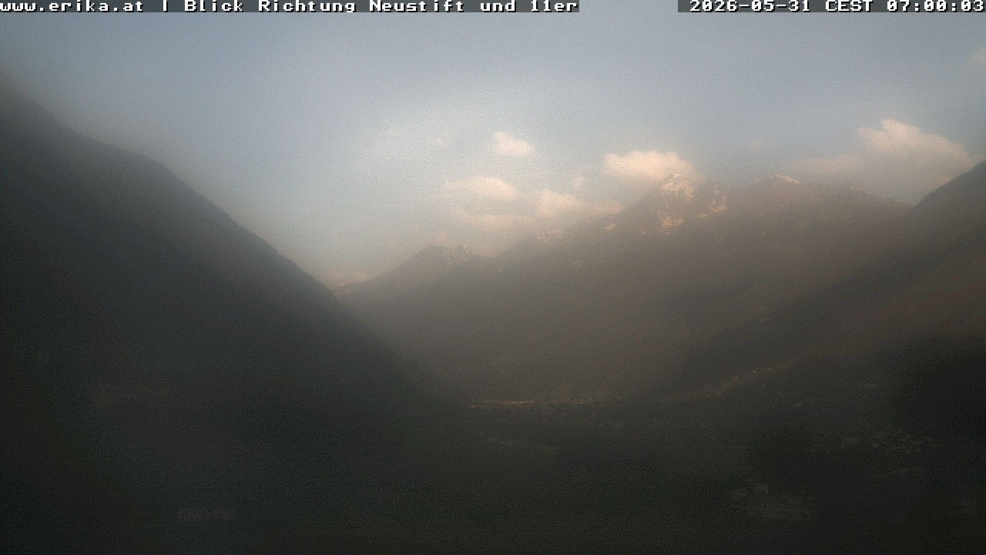 Archiv Foto Webcam Neustift: Blick vom Hotel Erika