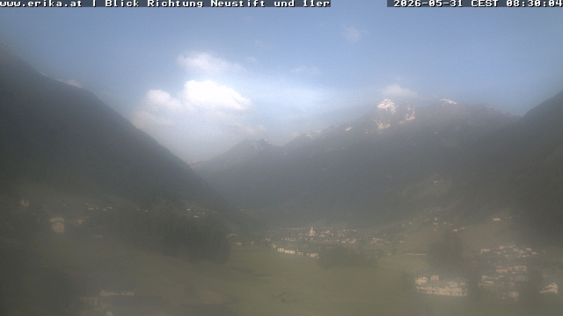 Archiv Foto Webcam Neustift: Blick vom Hotel Erika
