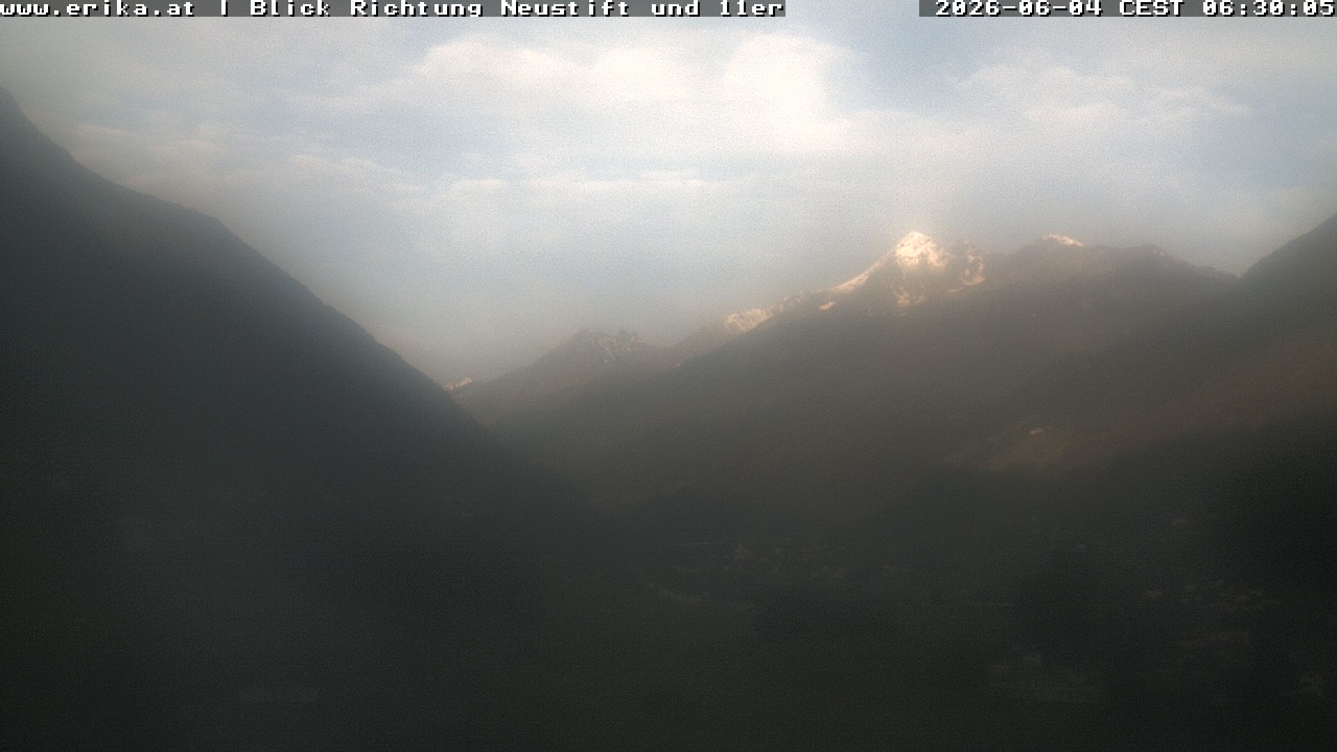 Archiv Foto Webcam Neustift: Blick vom Hotel Erika
