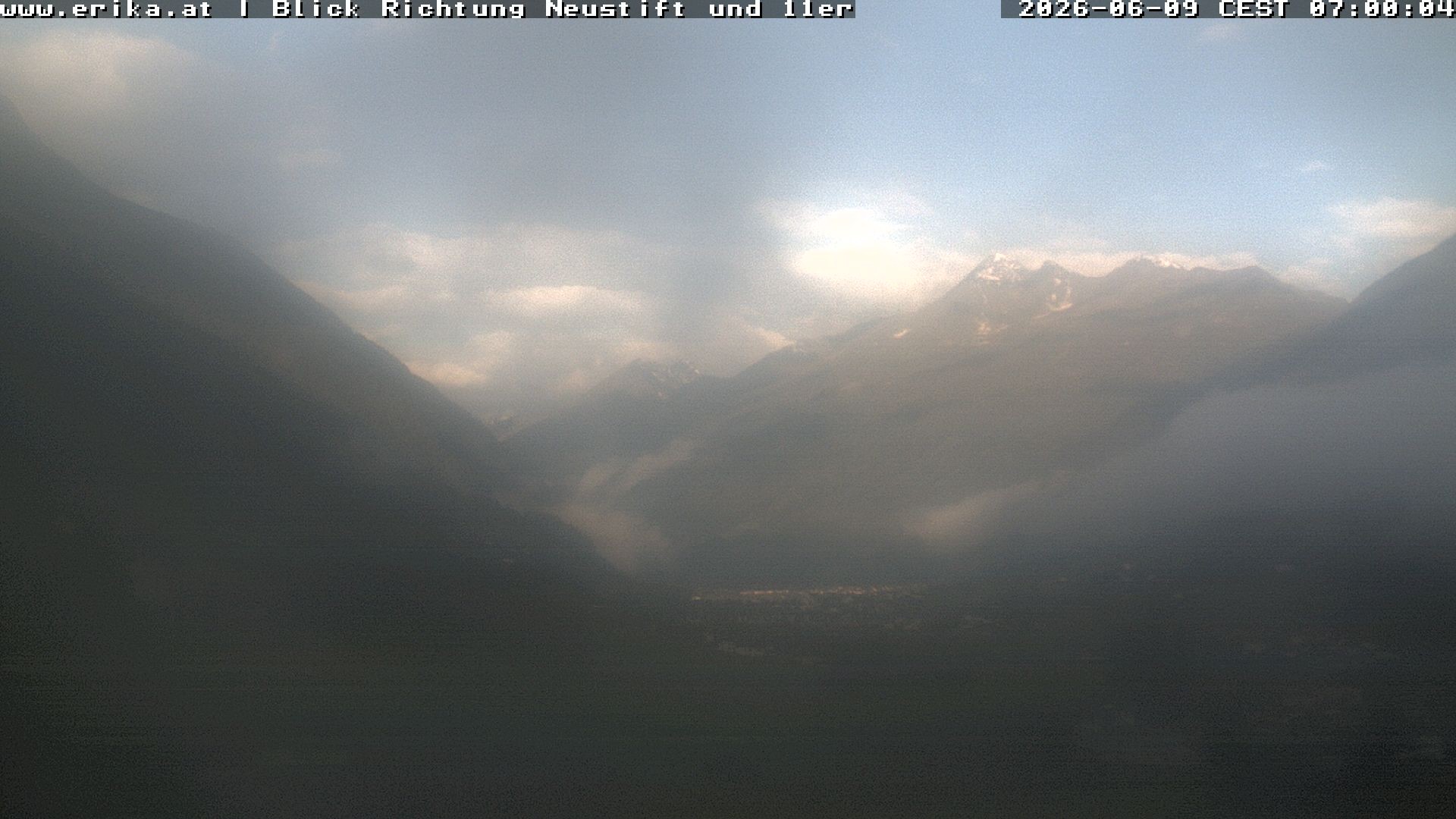 Archiv Foto Webcam Neustift: Blick vom Hotel Erika