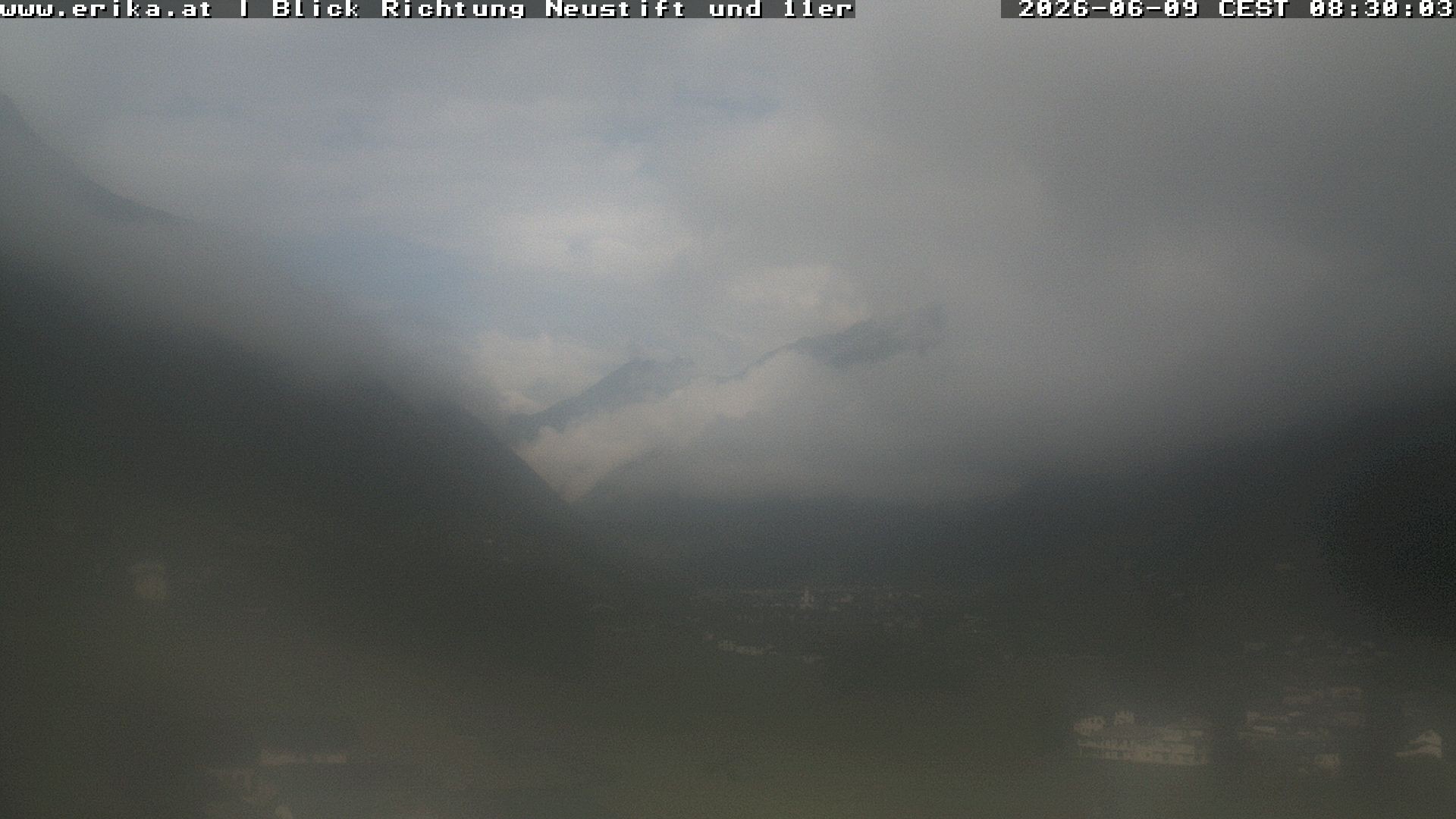 Archiv Foto Webcam Neustift: Blick vom Hotel Erika