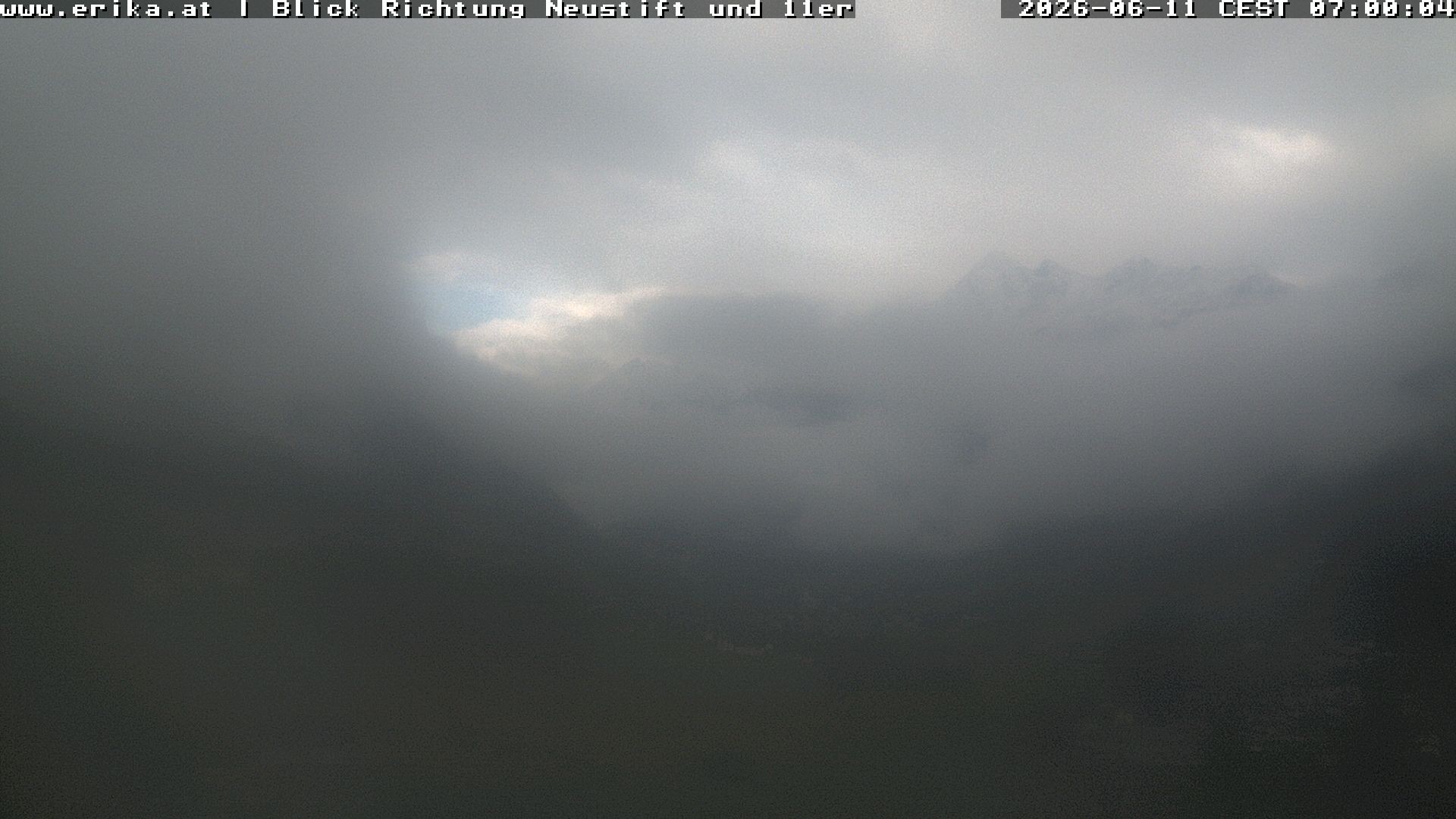 Archiv Foto Webcam Neustift: Blick vom Hotel Erika