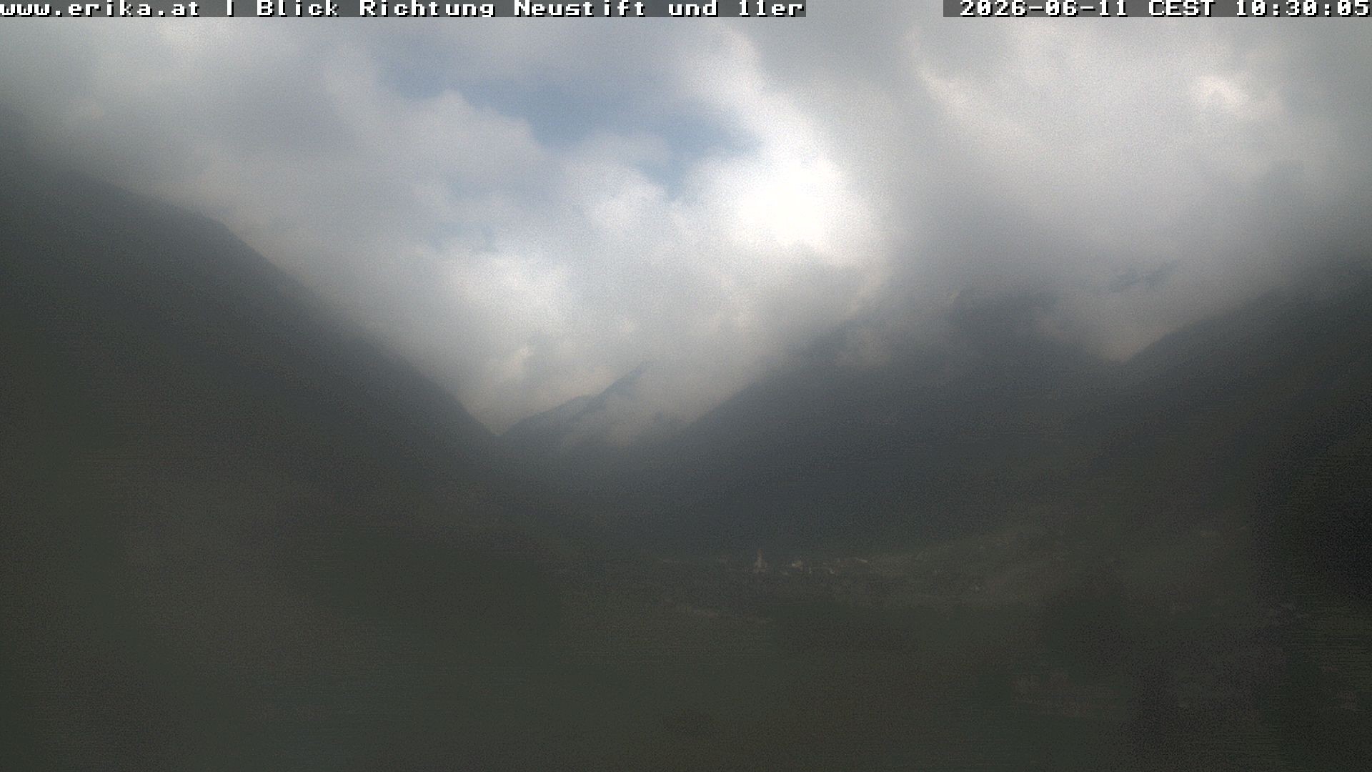 Archiv Foto Webcam Neustift: Blick vom Hotel Erika
