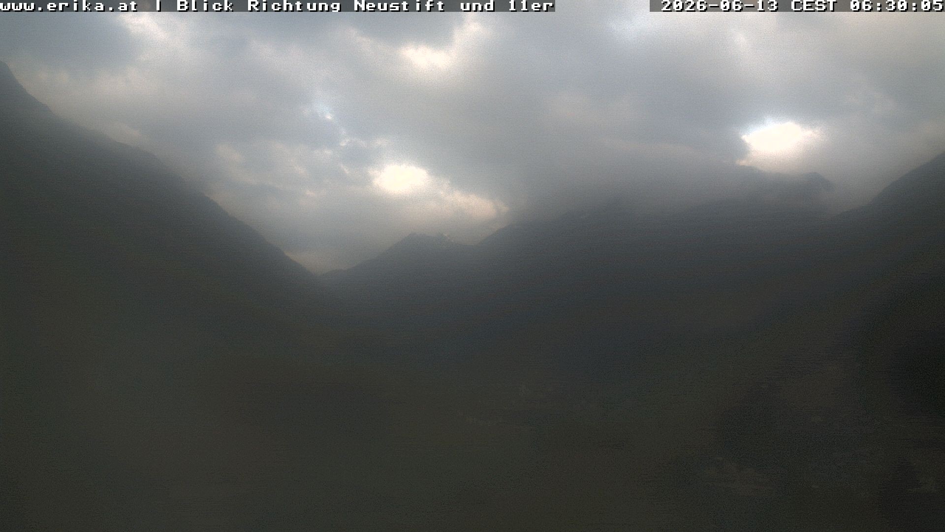Archiv Foto Webcam Neustift: Blick vom Hotel Erika