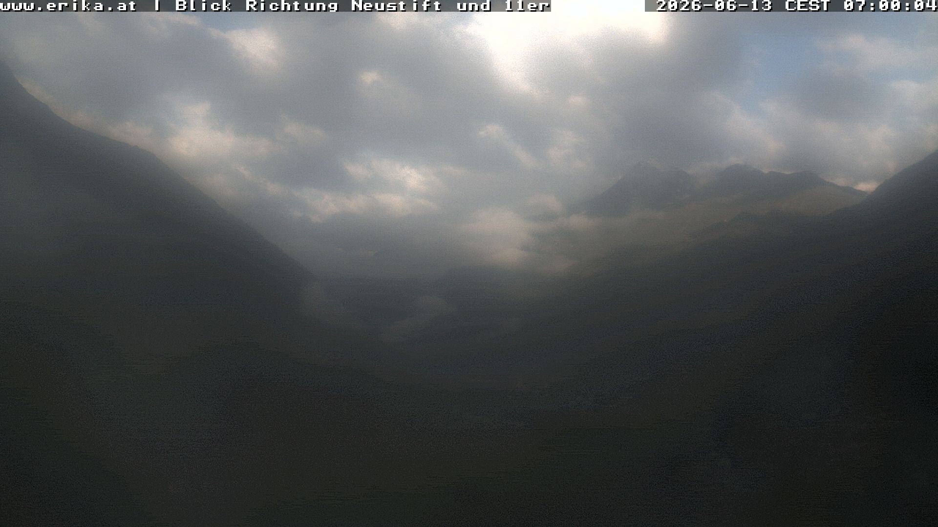 Archiv Foto Webcam Neustift: Blick vom Hotel Erika
