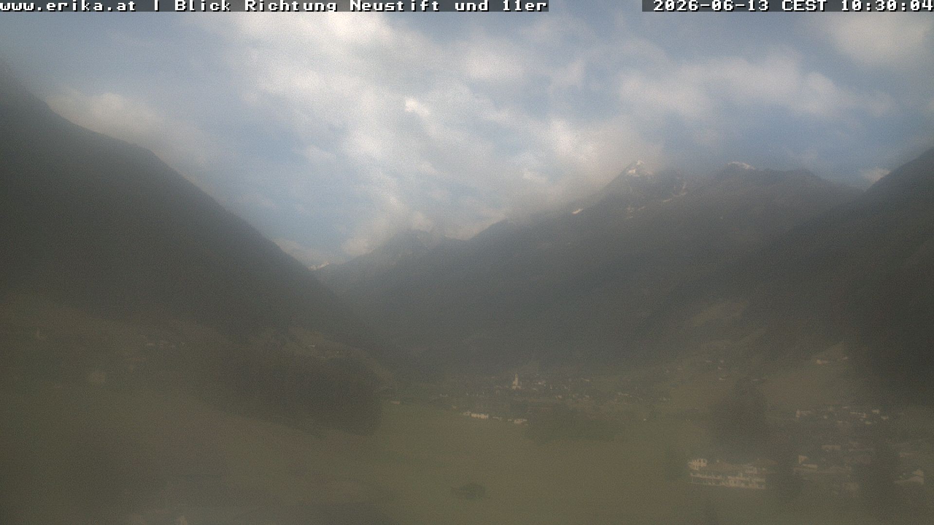 Archiv Foto Webcam Neustift: Blick vom Hotel Erika