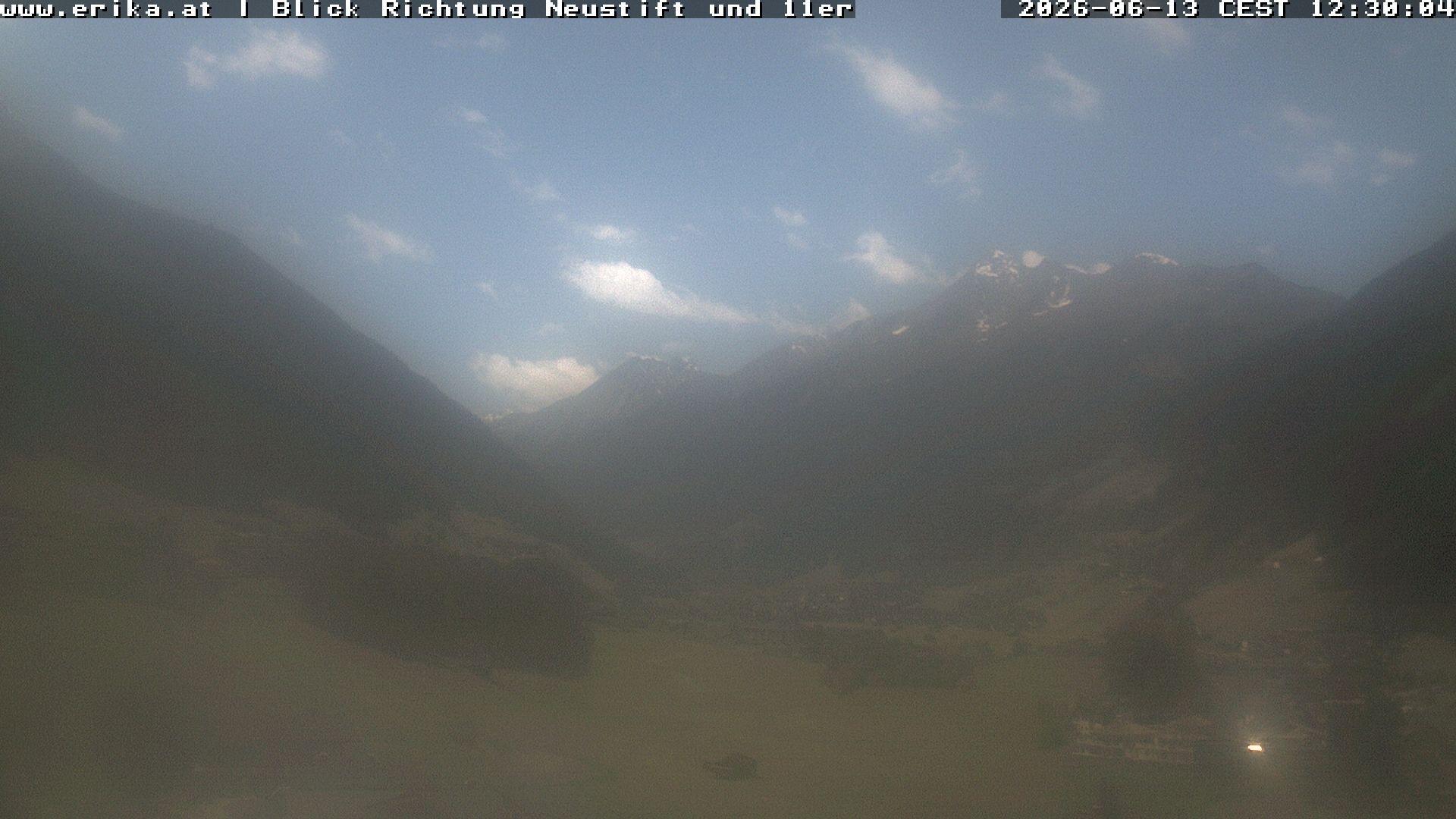 Archiv Foto Webcam Neustift: Blick vom Hotel Erika