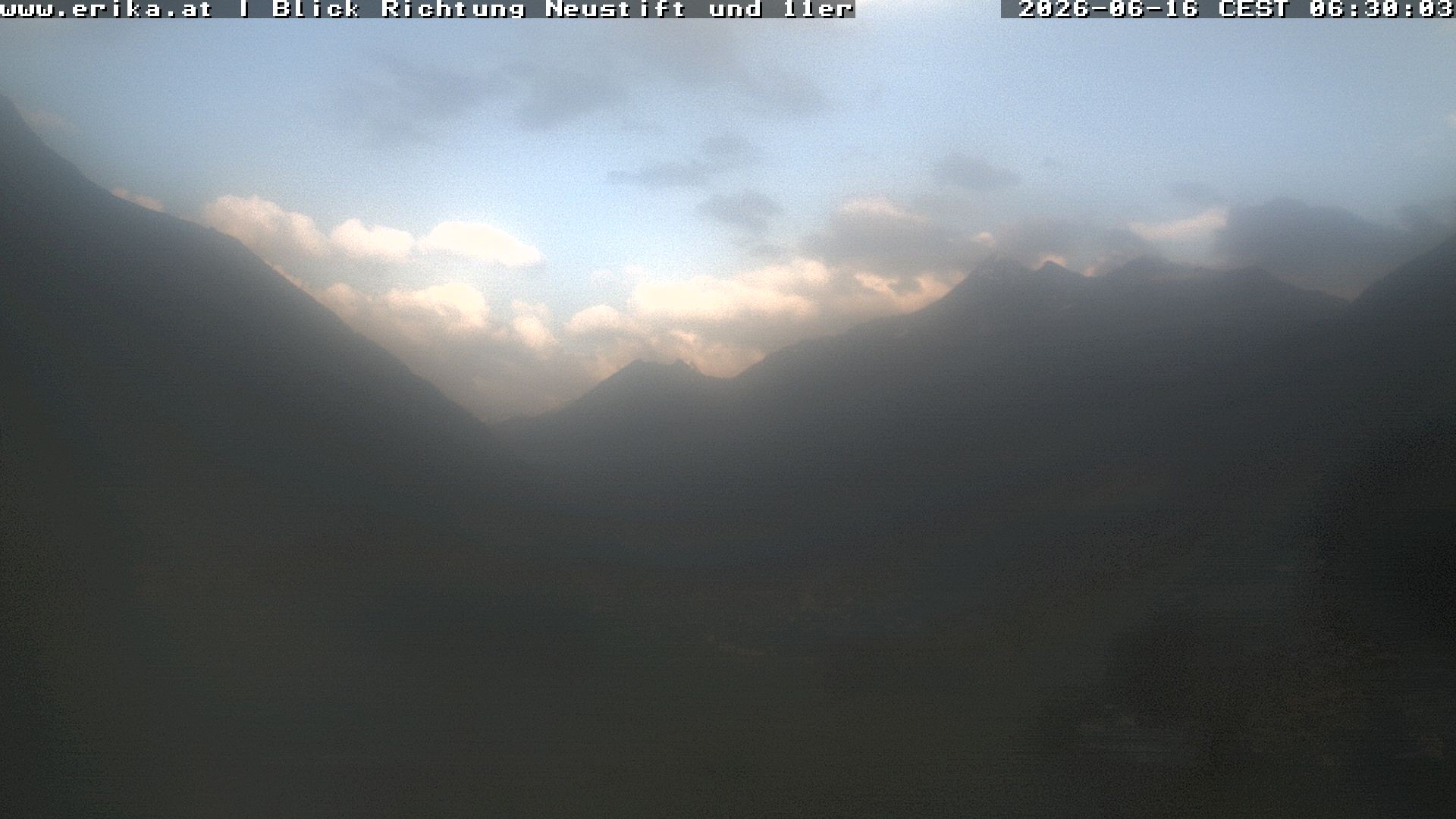 Archiv Foto Webcam Neustift: Blick vom Hotel Erika