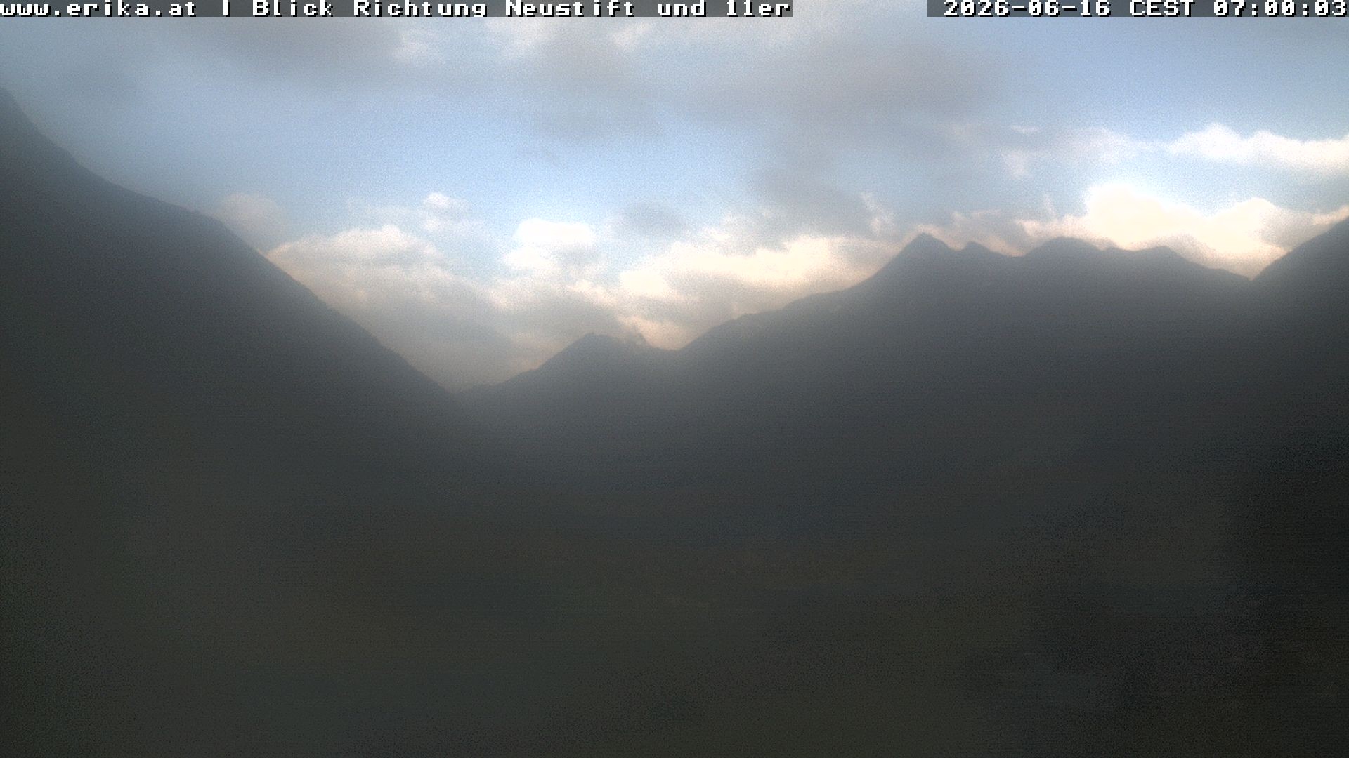 Archiv Foto Webcam Neustift: Blick vom Hotel Erika