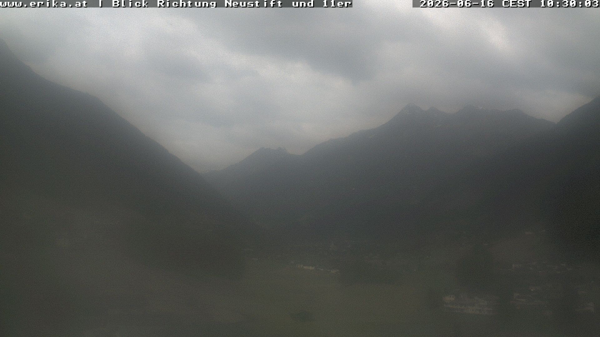 Archiv Foto Webcam Neustift: Blick vom Hotel Erika