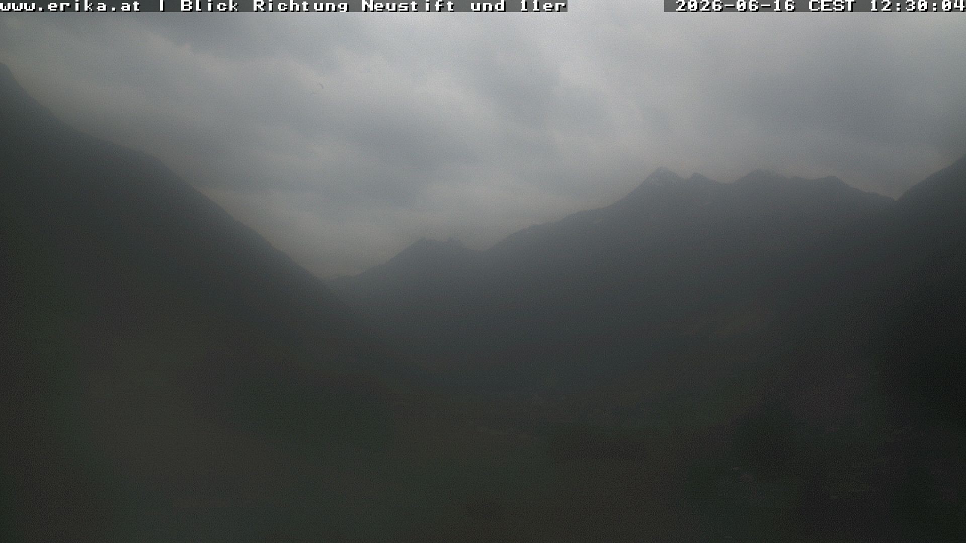 Archiv Foto Webcam Neustift: Blick vom Hotel Erika