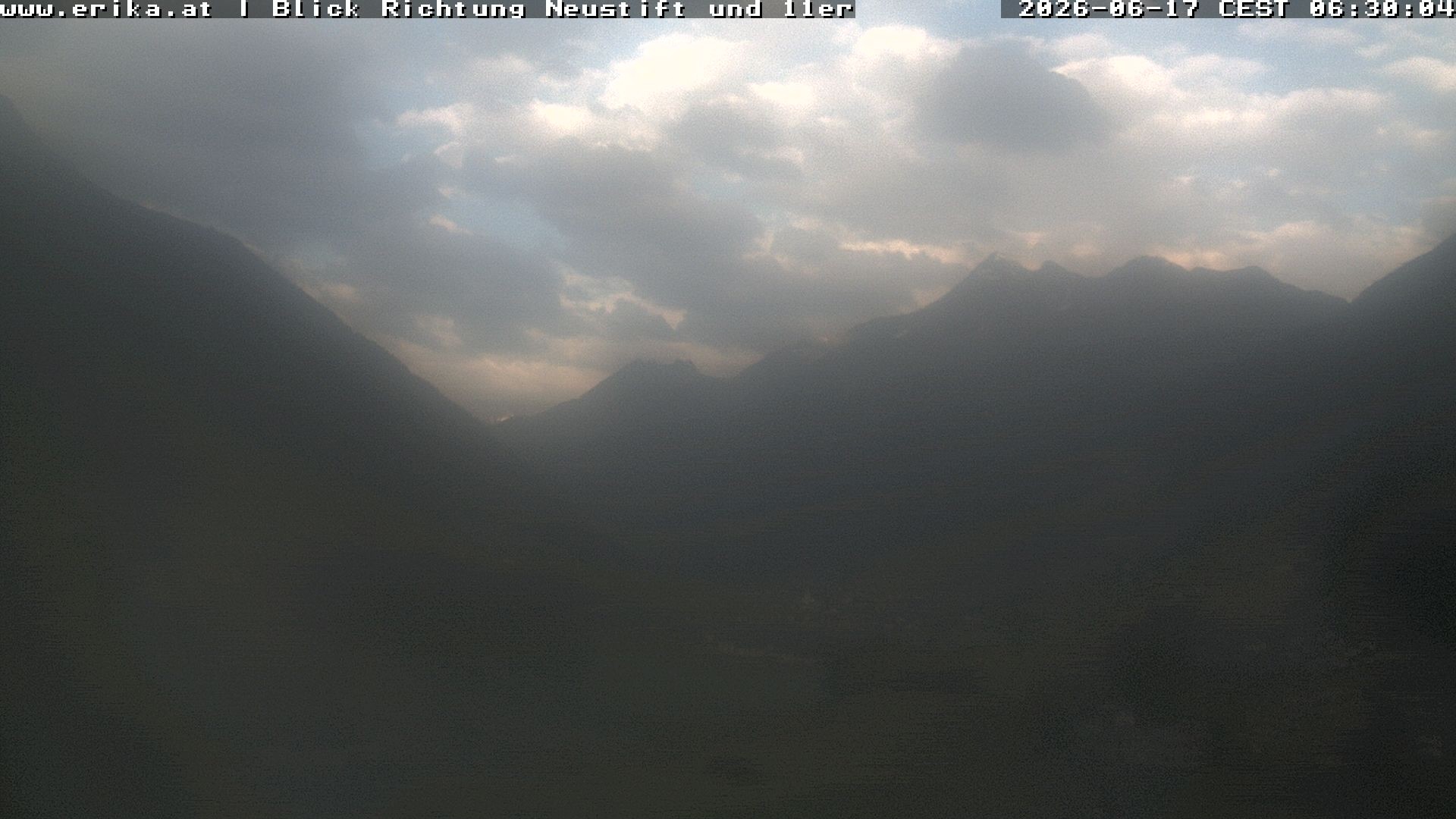 Archiv Foto Webcam Neustift: Blick vom Hotel Erika