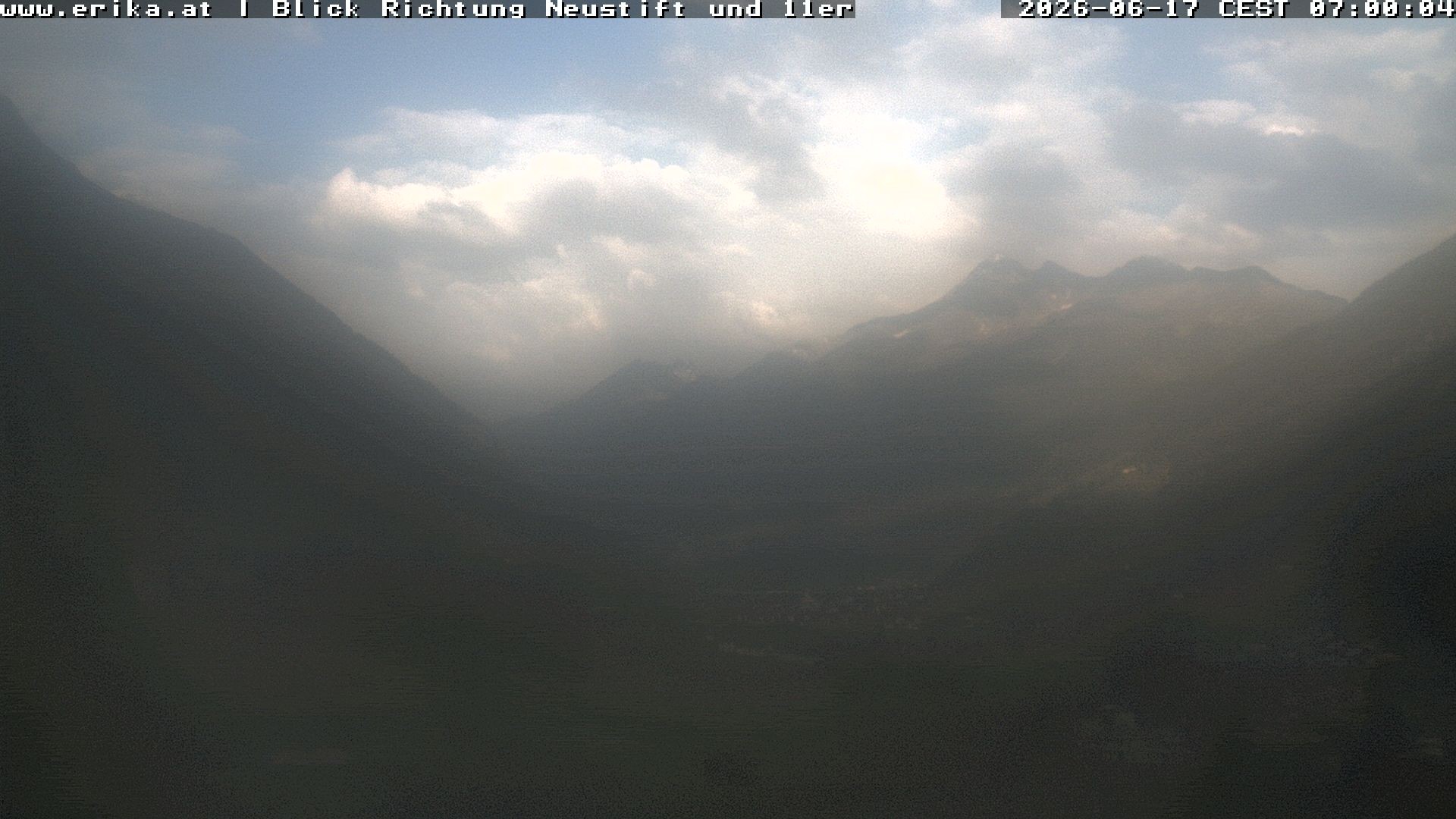 Archiv Foto Webcam Neustift: Blick vom Hotel Erika