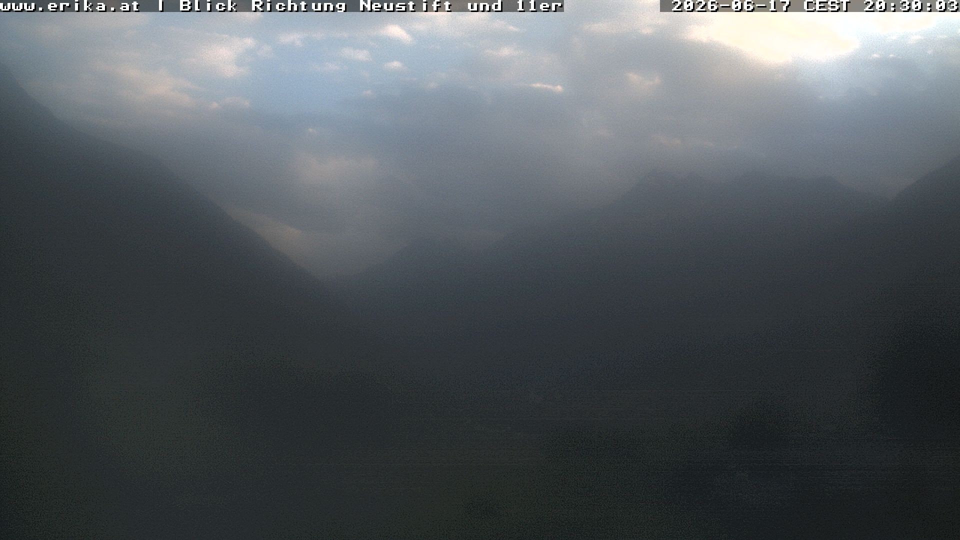 Archiv Foto Webcam Neustift: Blick vom Hotel Erika