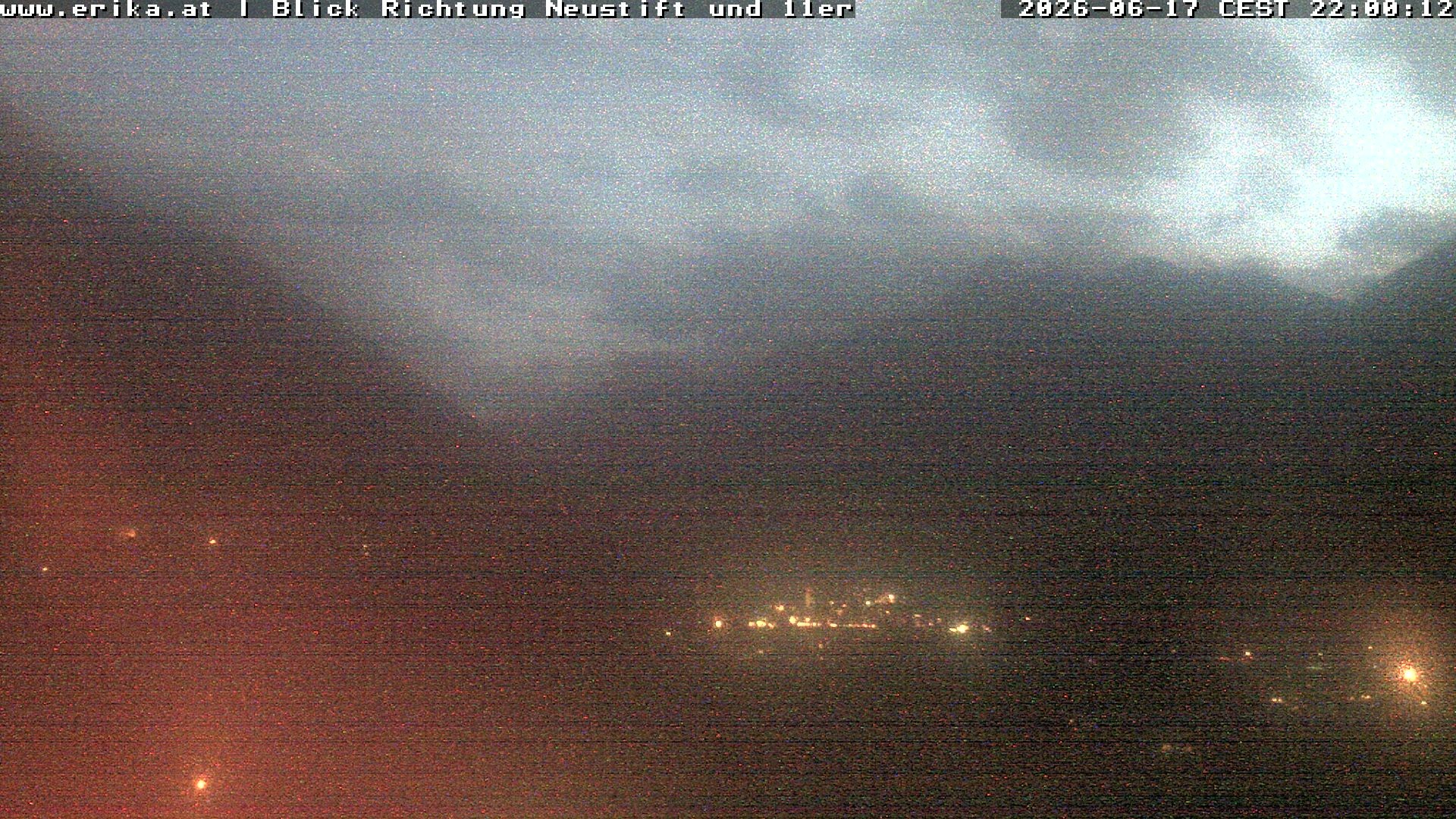 Archiv Foto Webcam Neustift: Blick vom Hotel Erika