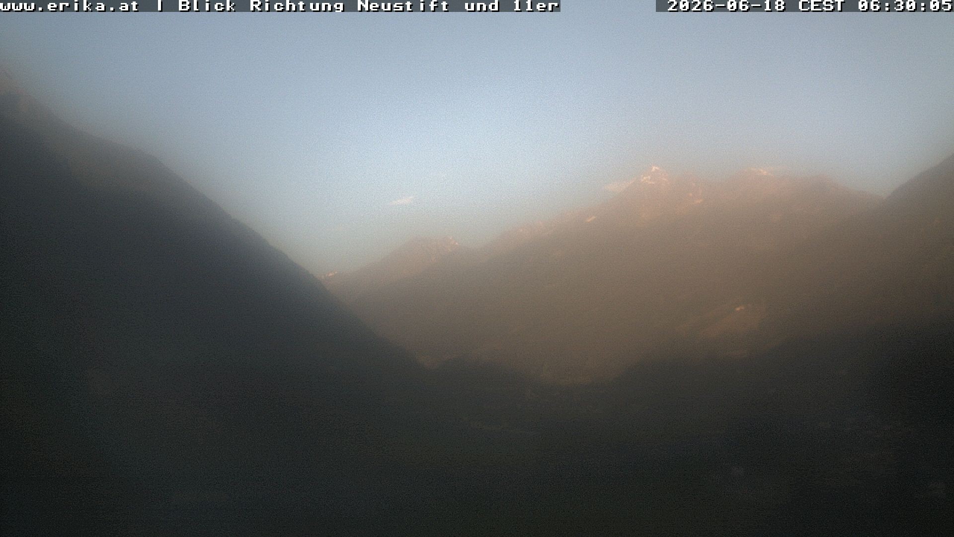 Archiv Foto Webcam Neustift: Blick vom Hotel Erika