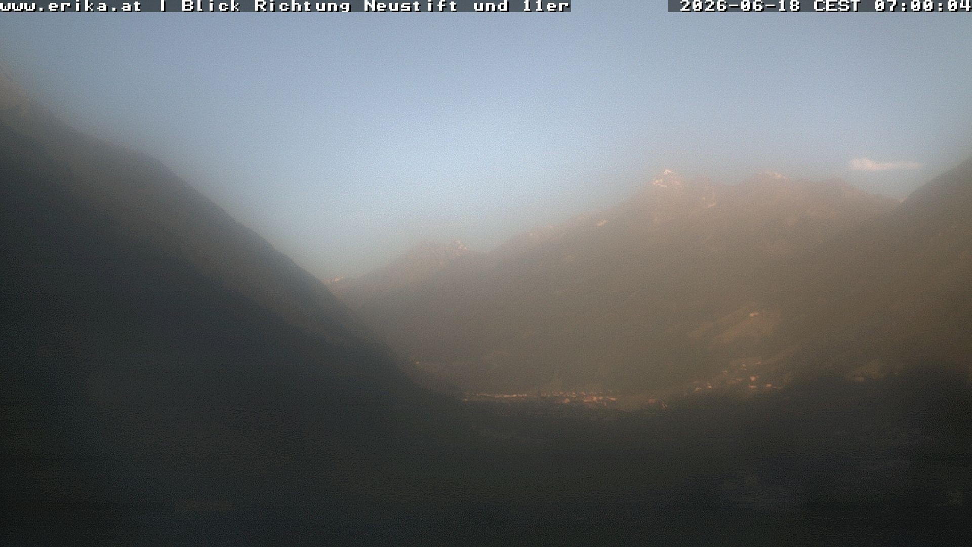Archiv Foto Webcam Neustift: Blick vom Hotel Erika