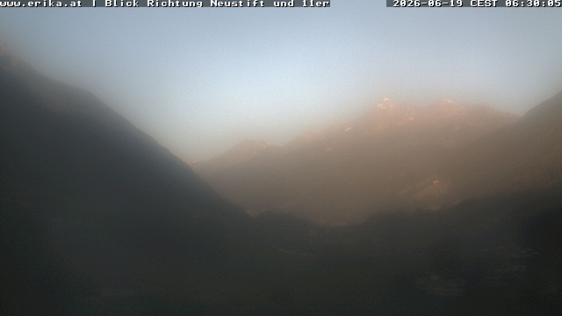 Archiv Foto Webcam Neustift: Blick vom Hotel Erika