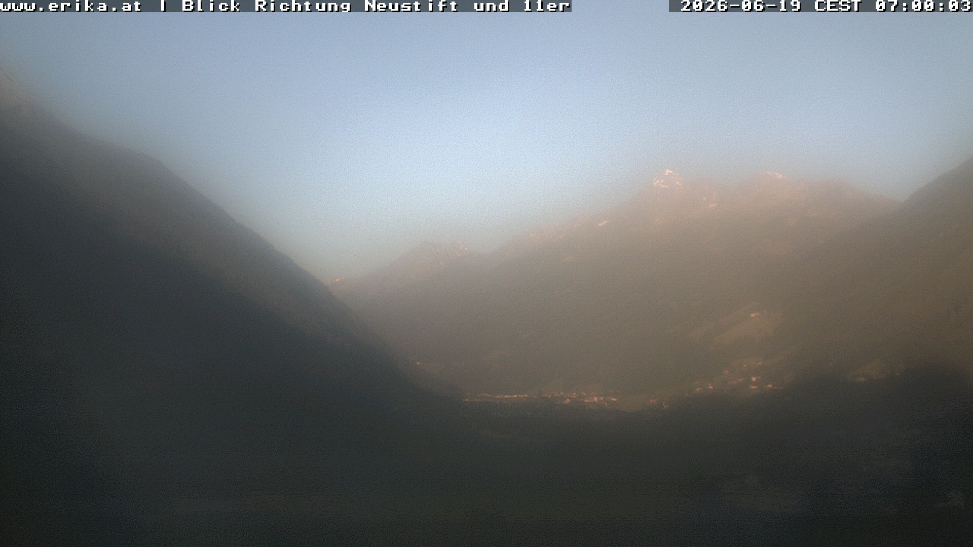 Archiv Foto Webcam Neustift: Blick vom Hotel Erika