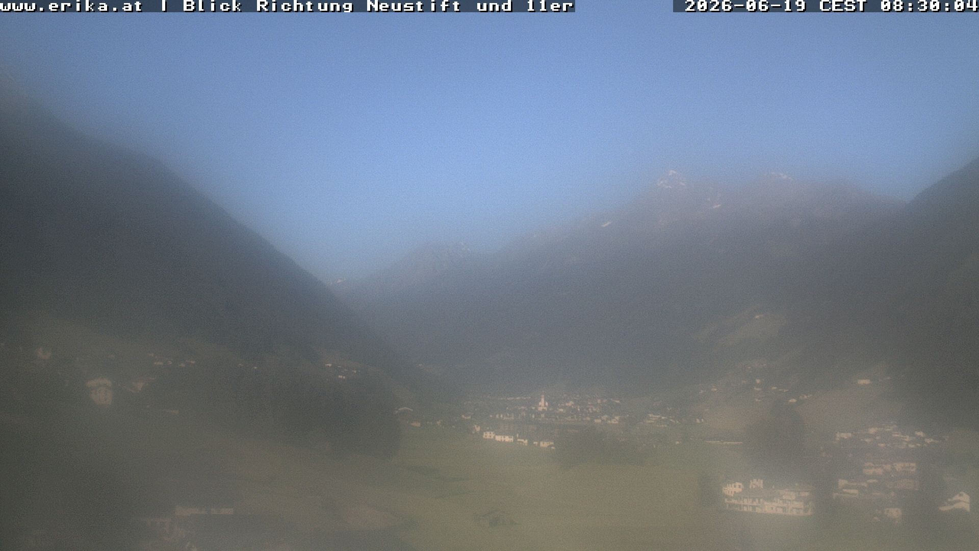 Archiv Foto Webcam Neustift: Blick vom Hotel Erika