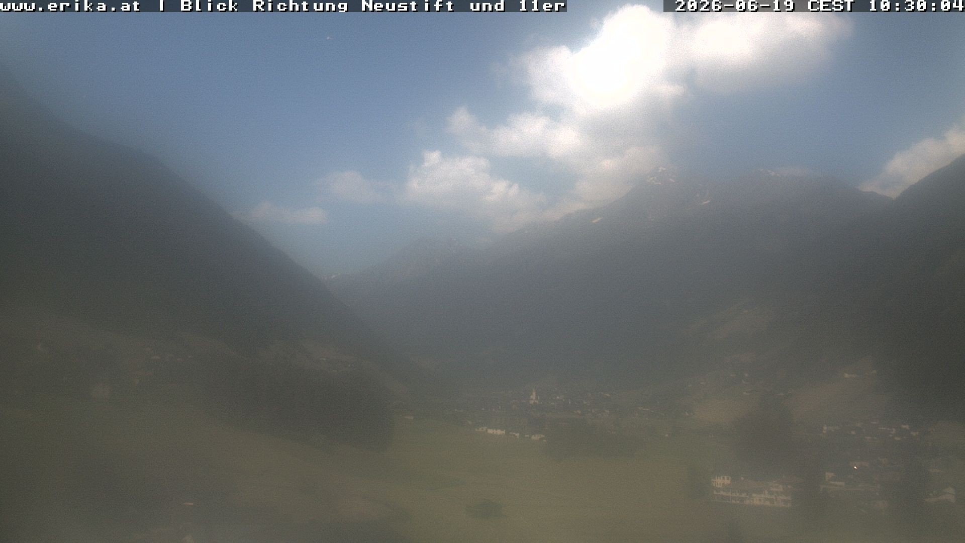 Archiv Foto Webcam Neustift: Blick vom Hotel Erika
