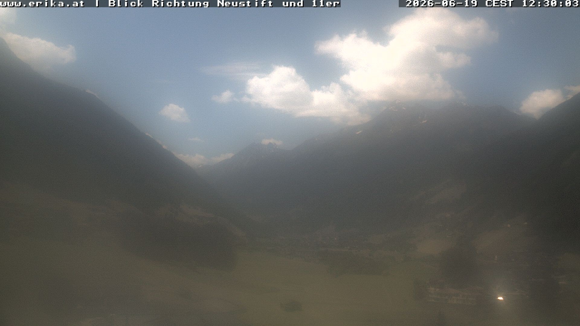 Archiv Foto Webcam Neustift: Blick vom Hotel Erika