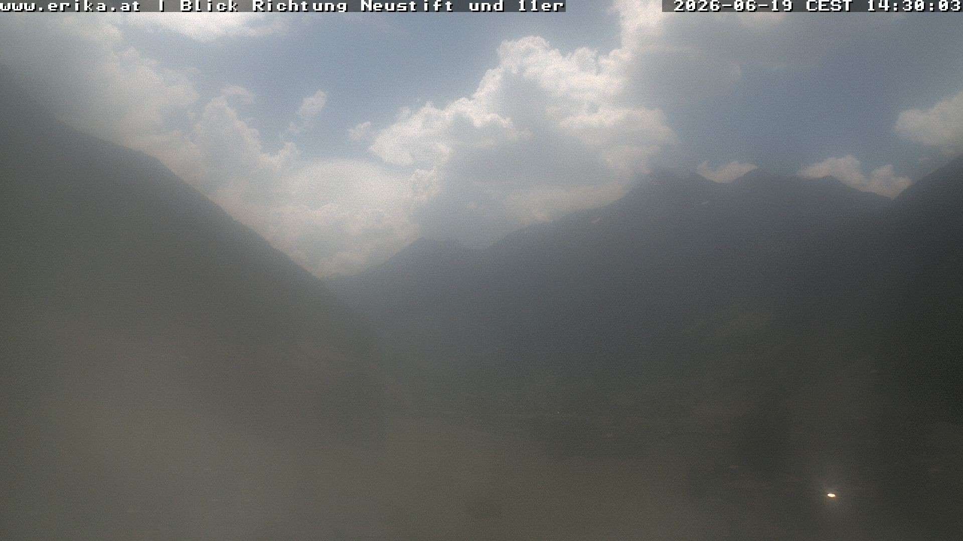 Archiv Foto Webcam Neustift: Blick vom Hotel Erika