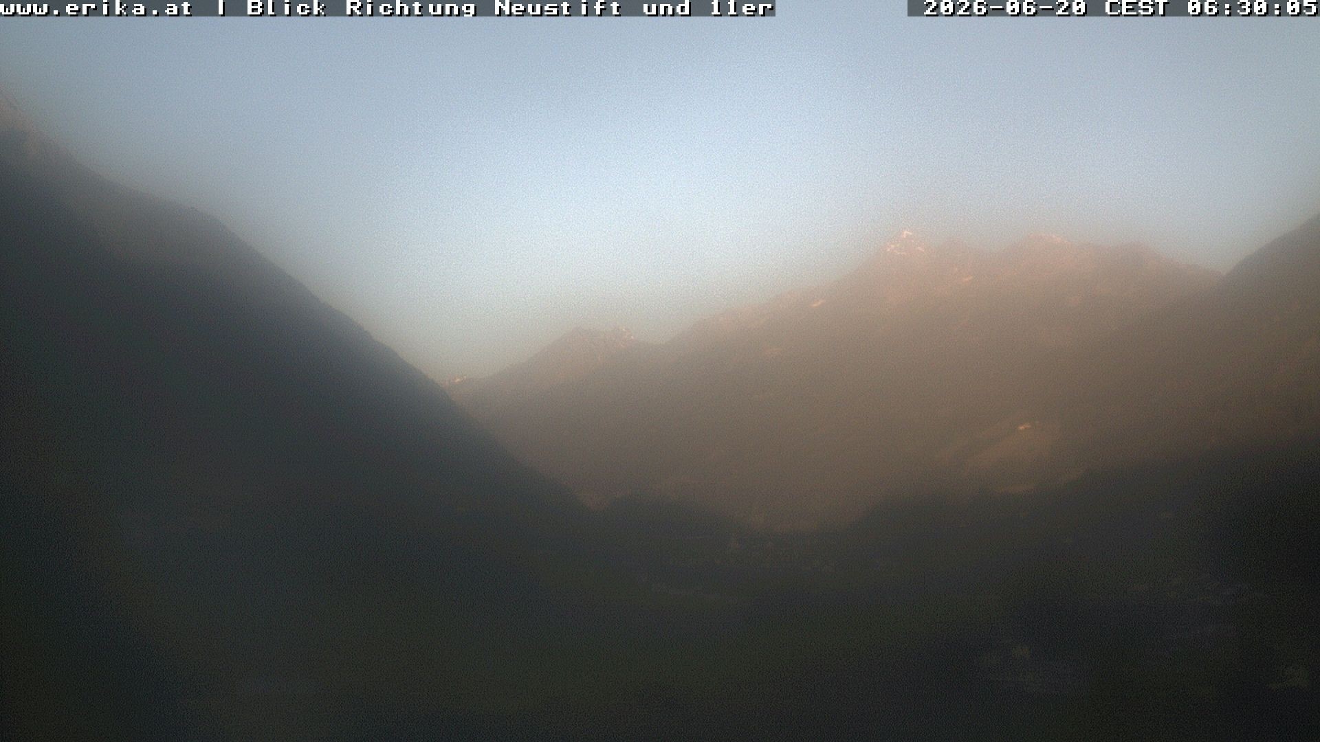 Archiv Foto Webcam Neustift: Blick vom Hotel Erika