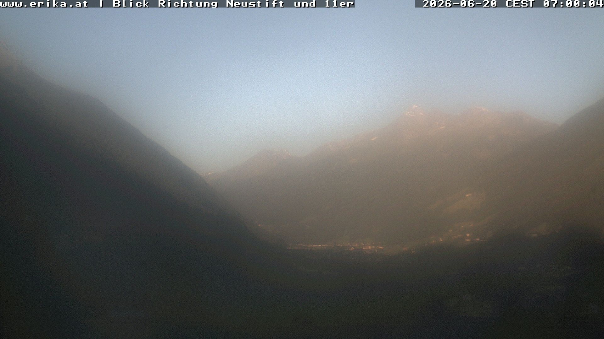 Archiv Foto Webcam Neustift: Blick vom Hotel Erika
