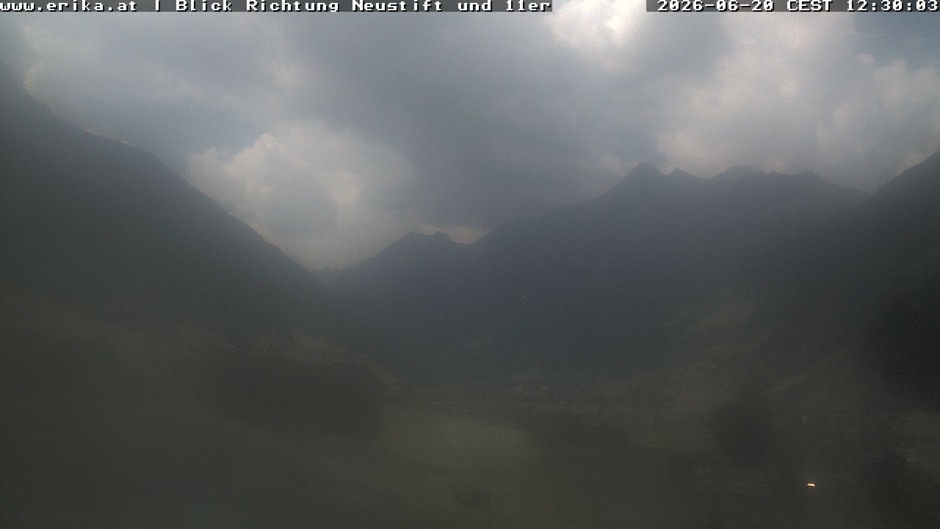 Archiv Foto Webcam Neustift: Blick vom Hotel Erika