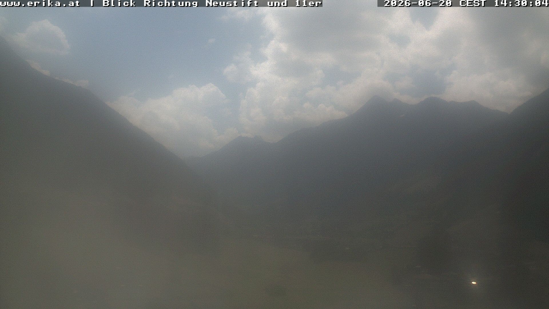 Archiv Foto Webcam Neustift: Blick vom Hotel Erika