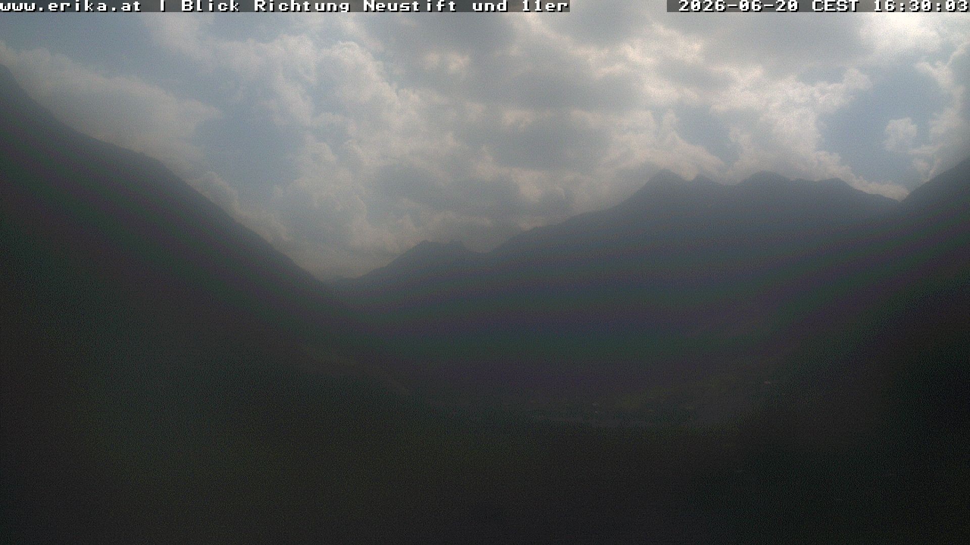 Archiv Foto Webcam Neustift: Blick vom Hotel Erika